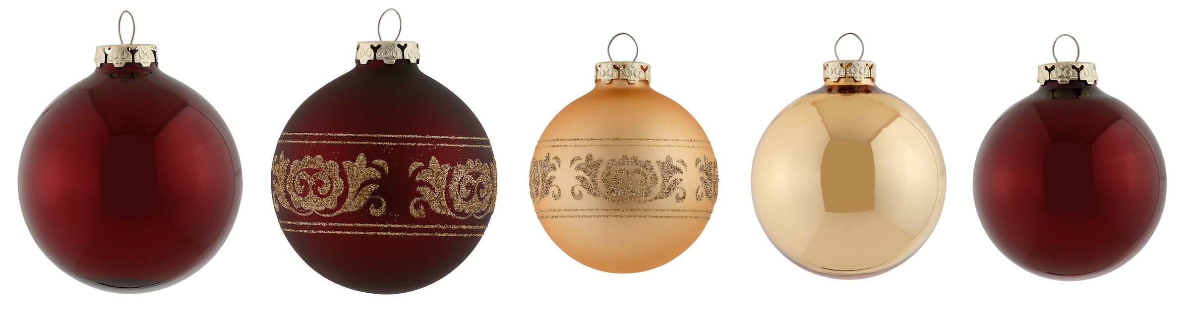 Glas«, cm Christbaumkugeln St.), mit Weihnachtsdeko, Motiv, aus 7 Ø »Opulent, Christbaumschmuck 18-teilig, cm, BAUR (Set, cm, 18 Weihnachtsbaumkugel 8 Glasdesign | 6 Thüringer