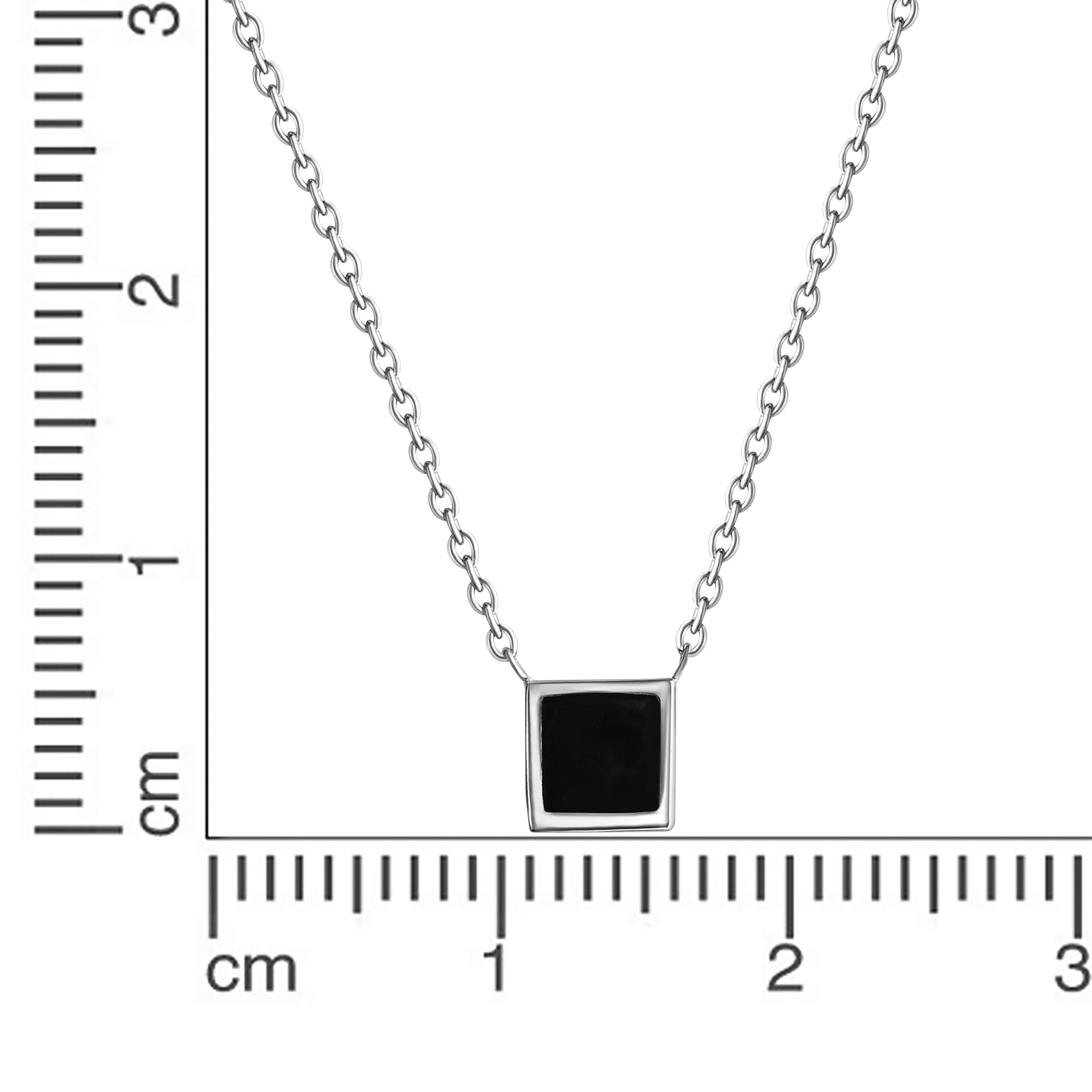 Vivance Kette mit Anhänger »925-Sterling Silber rhodiniert«