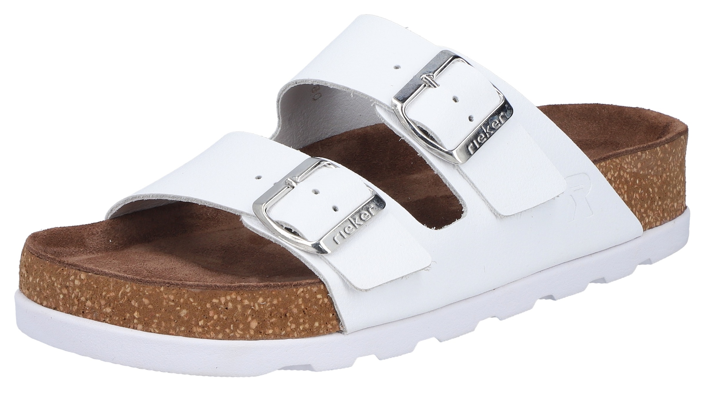 Rieker Pantolette Hausschuh, Sommerschuh, Strandschuh, Zweischnaller mit So günstig online kaufen