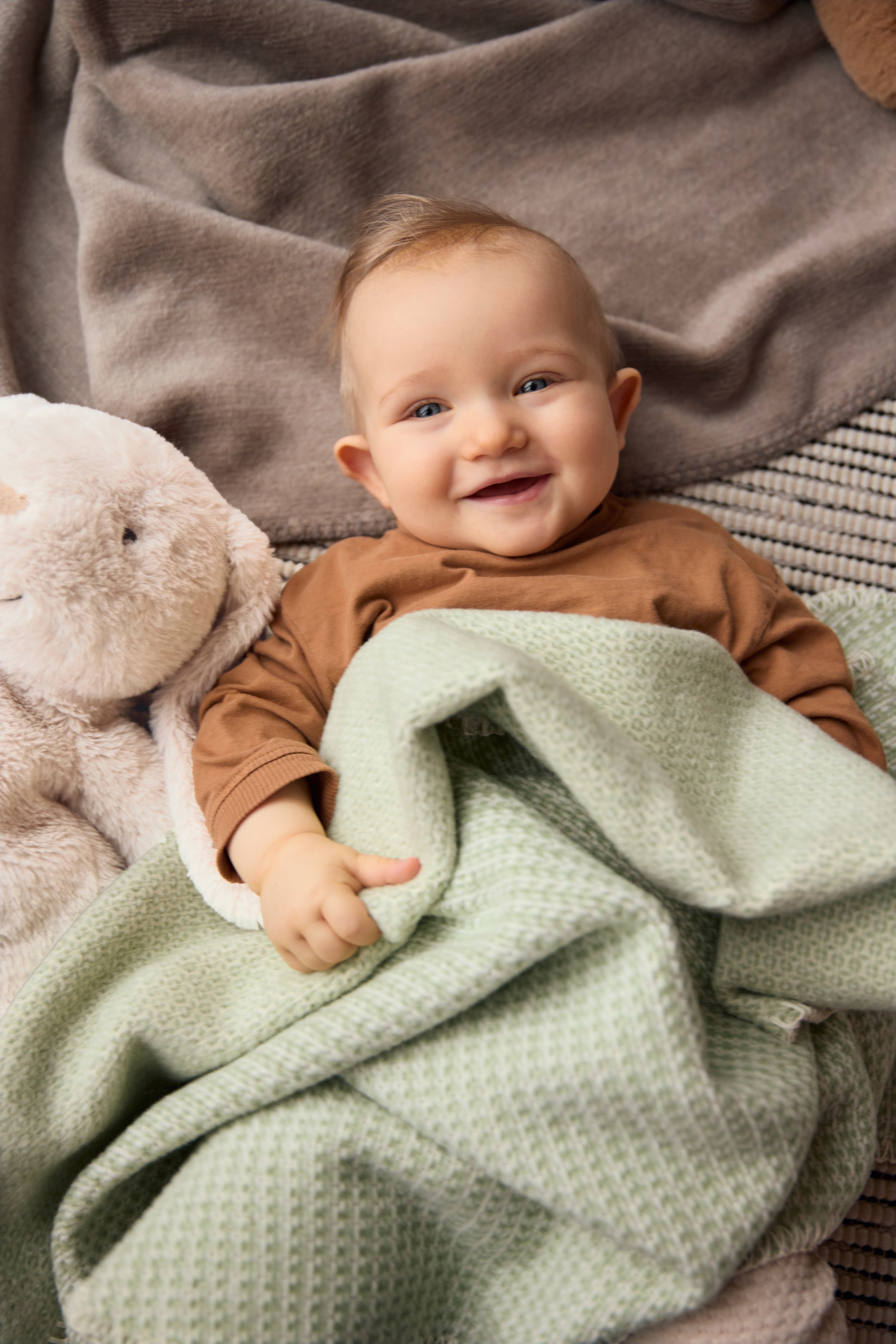 Biederlack Babydecke »Babydecke Cotton«, 75 x 100, mit Zierstich
