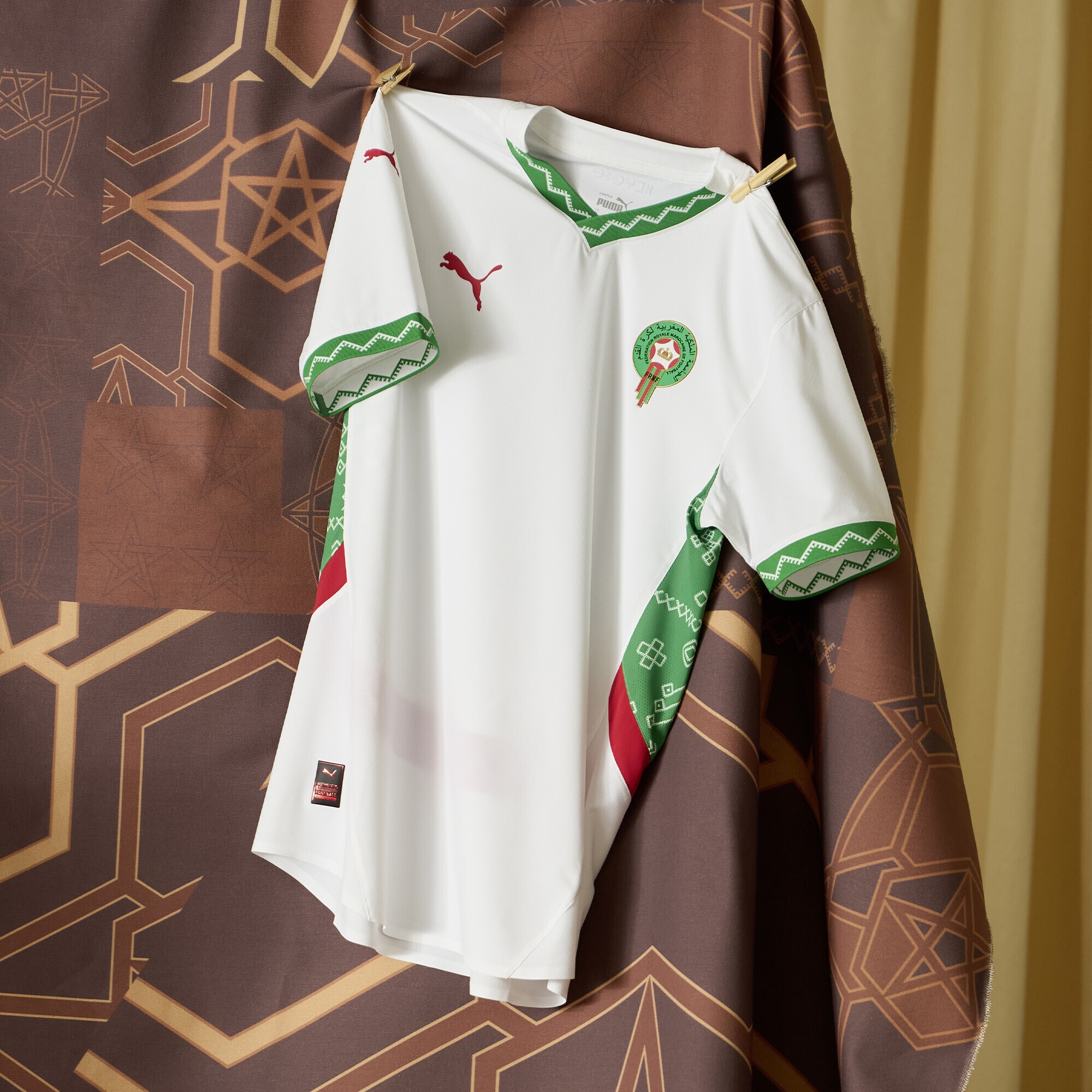 PUMA Trainingsshirt »Marokko 2025 Auswärtstrikot Jugendliche«