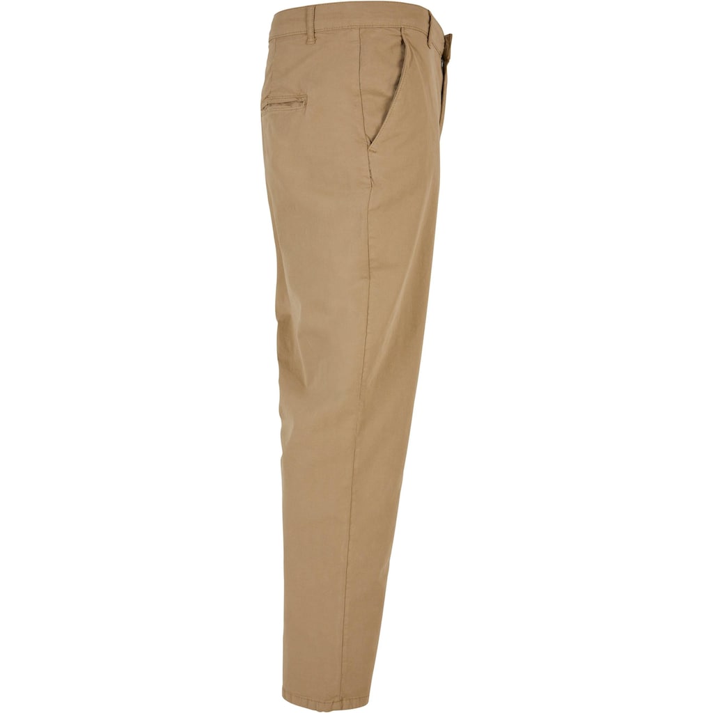 URBAN CLASSICS Stoffhose »Urban Classics Herren Cropped Chino Pants«, (1 tlg.)