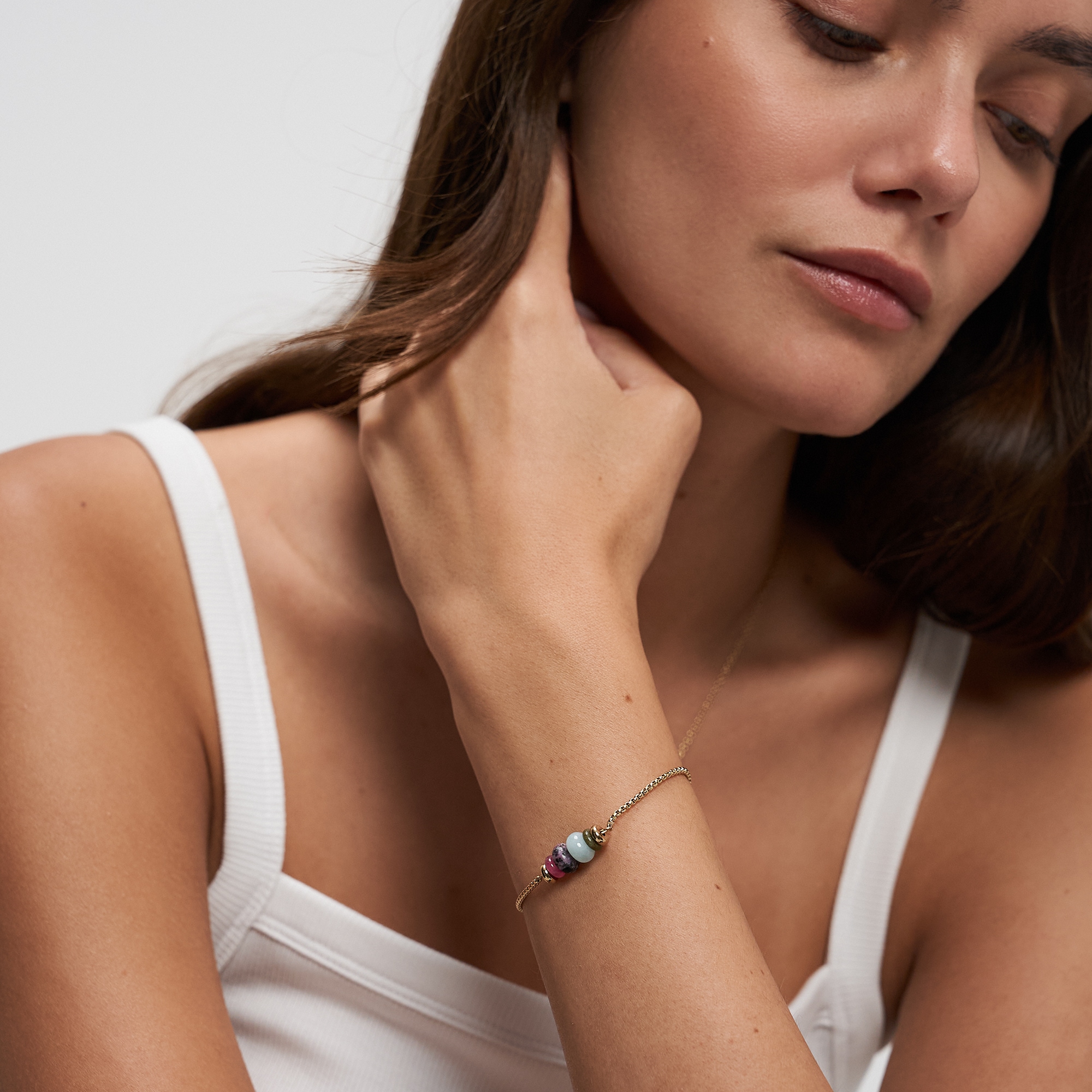 Tamaris Armband »Natural Stones« mit verschiedenen Steinen