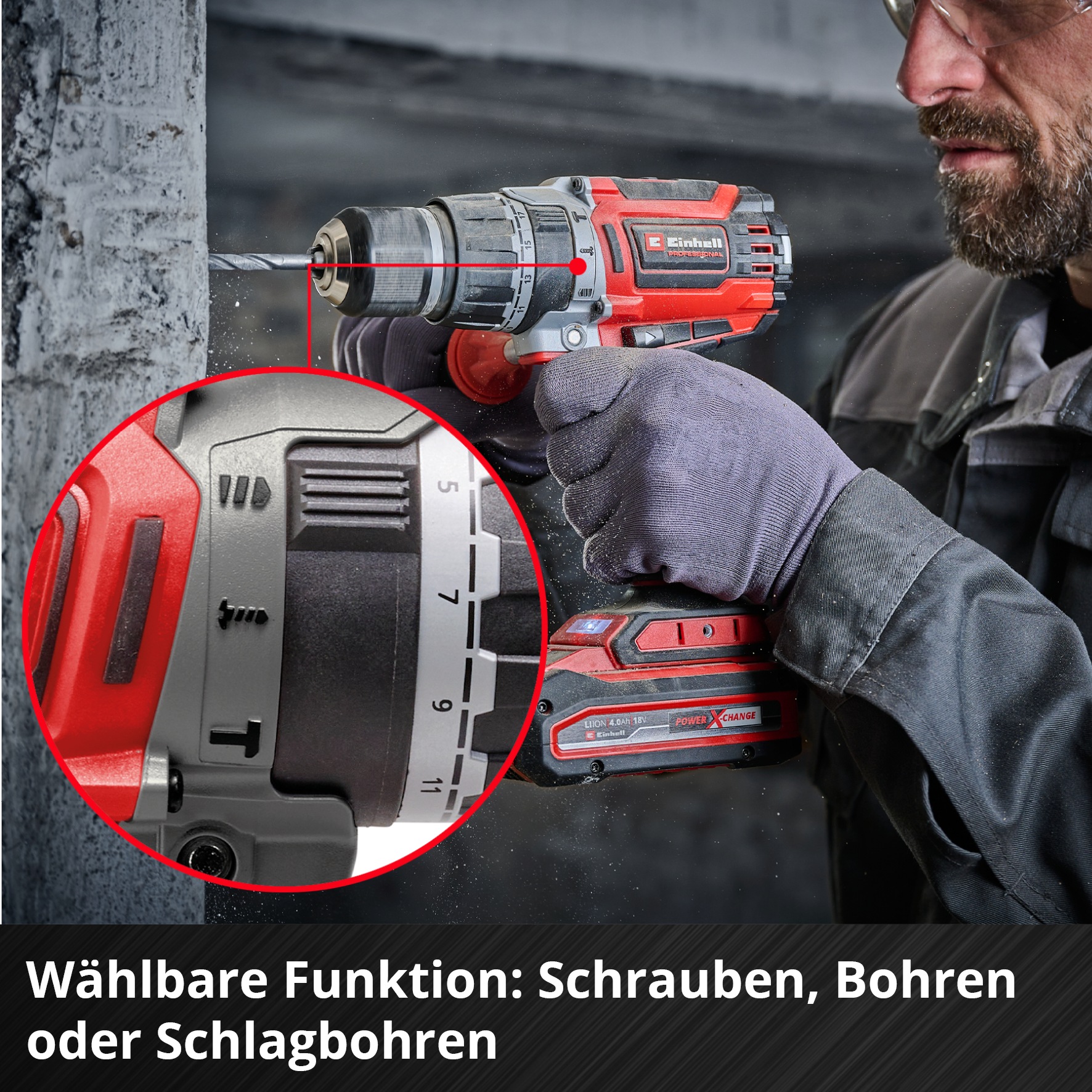 Einhell Akku-Schlagbohrschrauber »TP-CD 18/70 Li-i BL - Solo«, Ohne Akku und Ladegerät