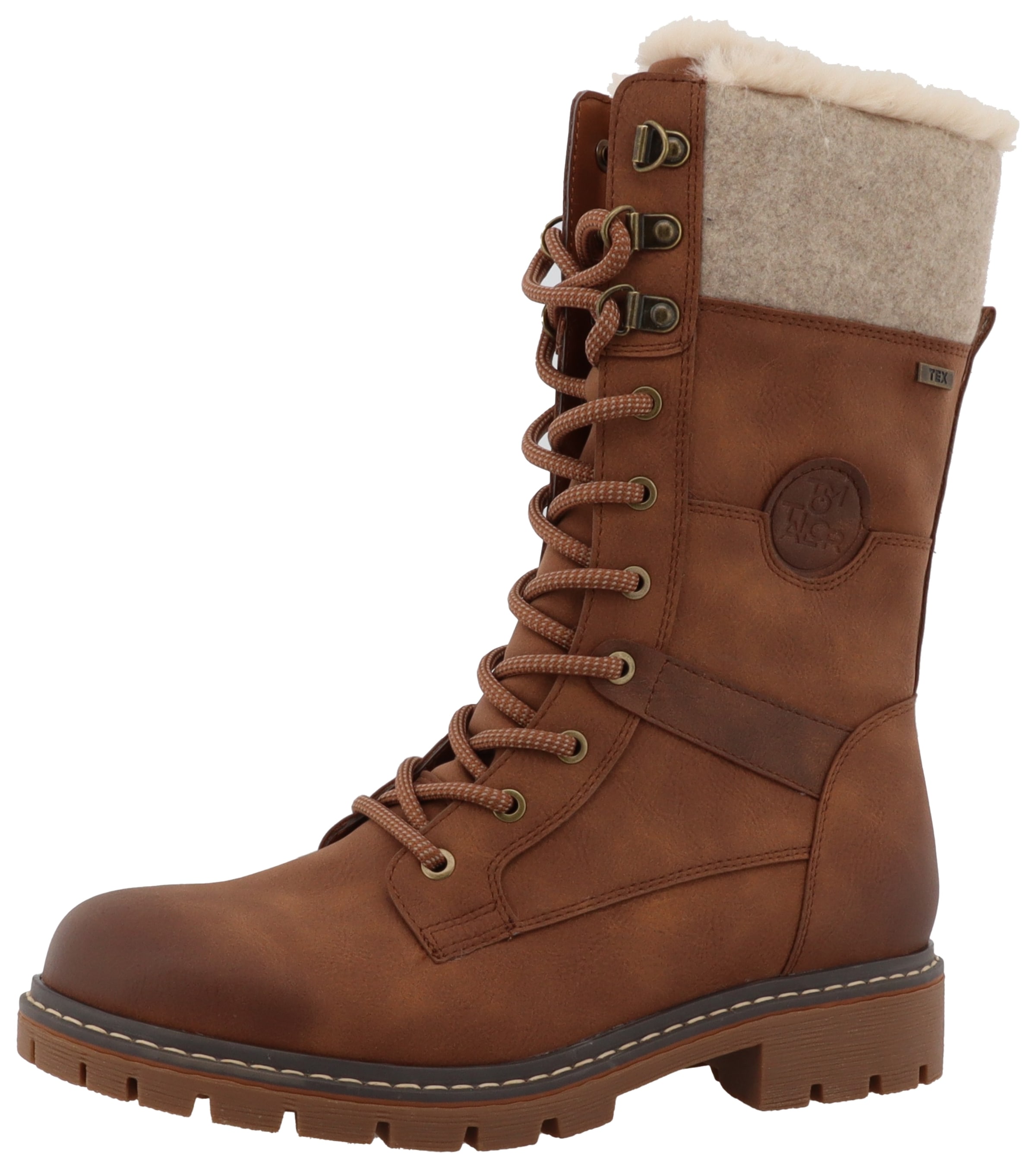 TOM TAILOR Winterstiefel, Schnürstiefel mit TEX-Membrane günstig online kaufen