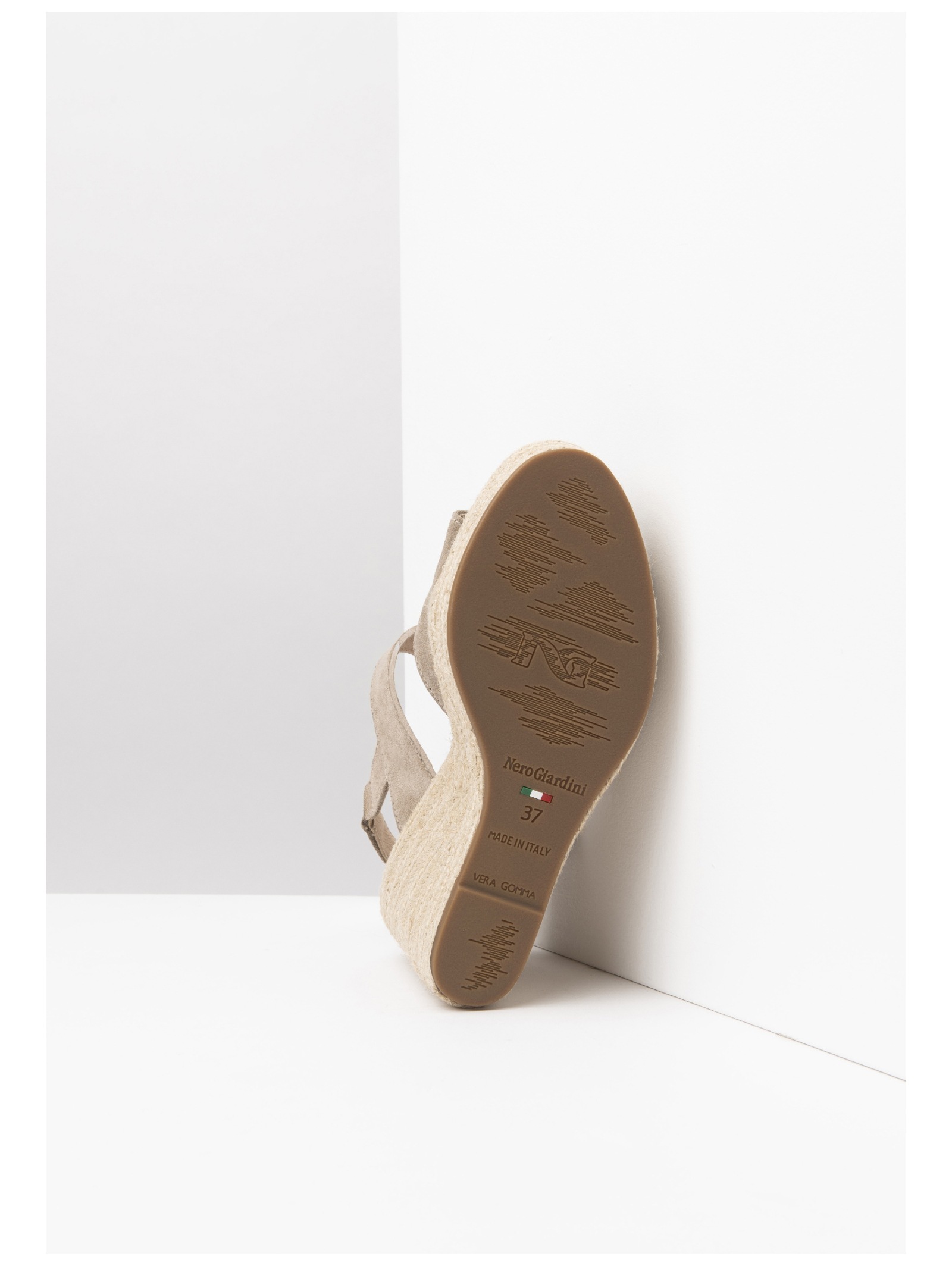 Nero Giardini Keilsandalette »Nero Giardini Sandalen Veloursleder«