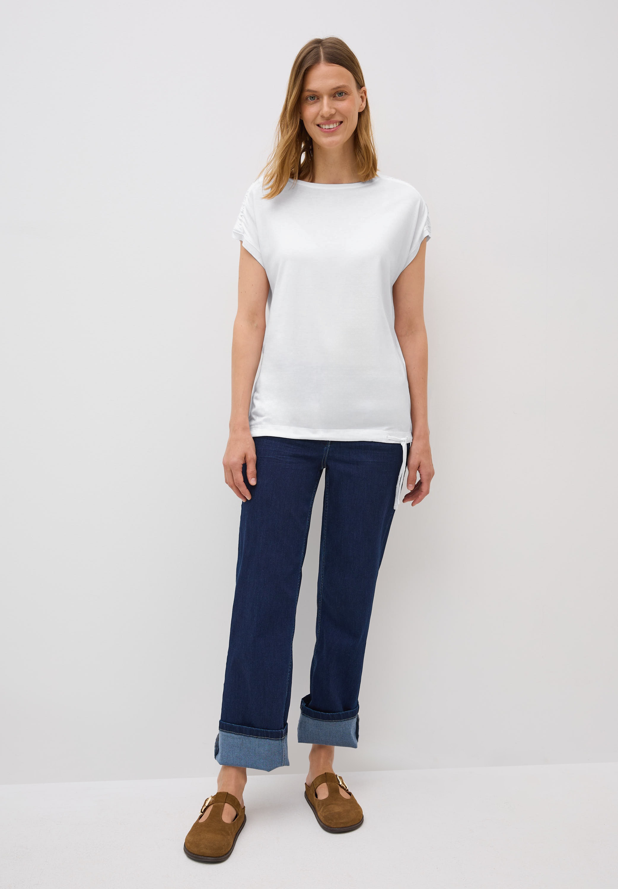 Cecil T-Shirt, mit Tunnelzug am Saum