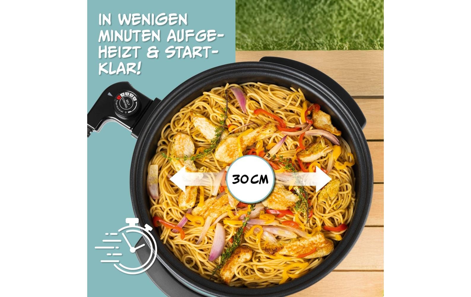 GOURMETmaxx Elektrische Multipfanne »mit Deckel, 1500 W« 1500 W