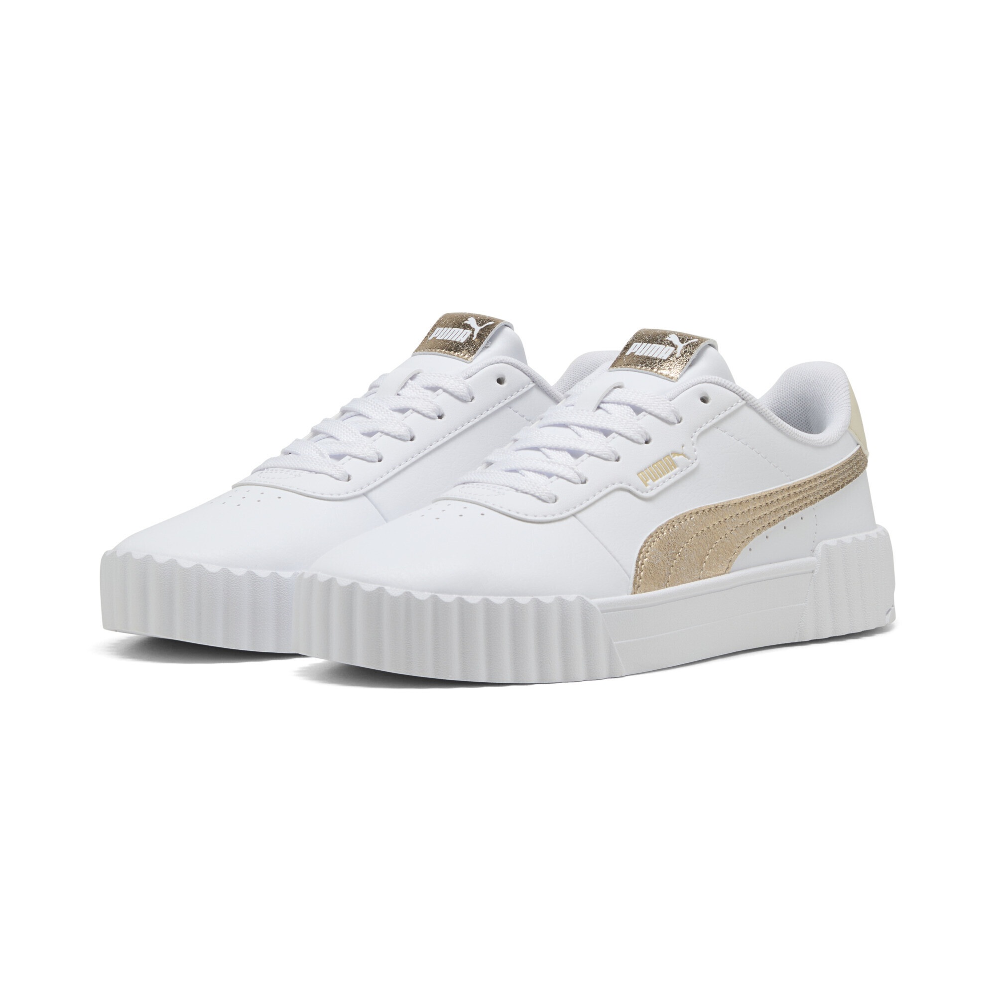 PUMA Sneaker »Carina 3.0 Metallic Whisper Sneakers Damen«