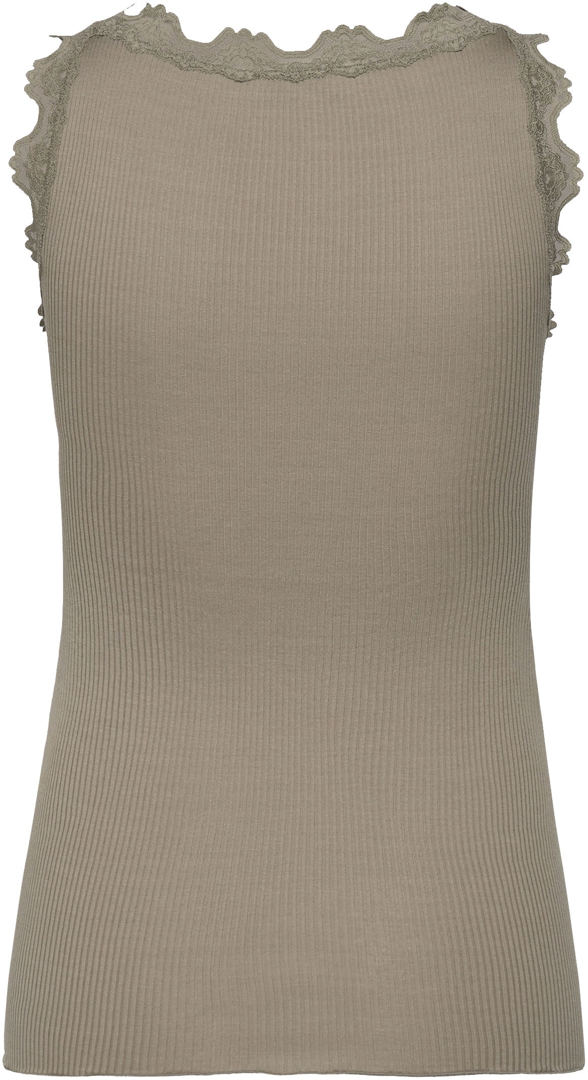 rosemunde Tanktop »Babette Silk Top«, wunderschöner Vintage-Spitzenbesatz an Ausschnitt und Trägern