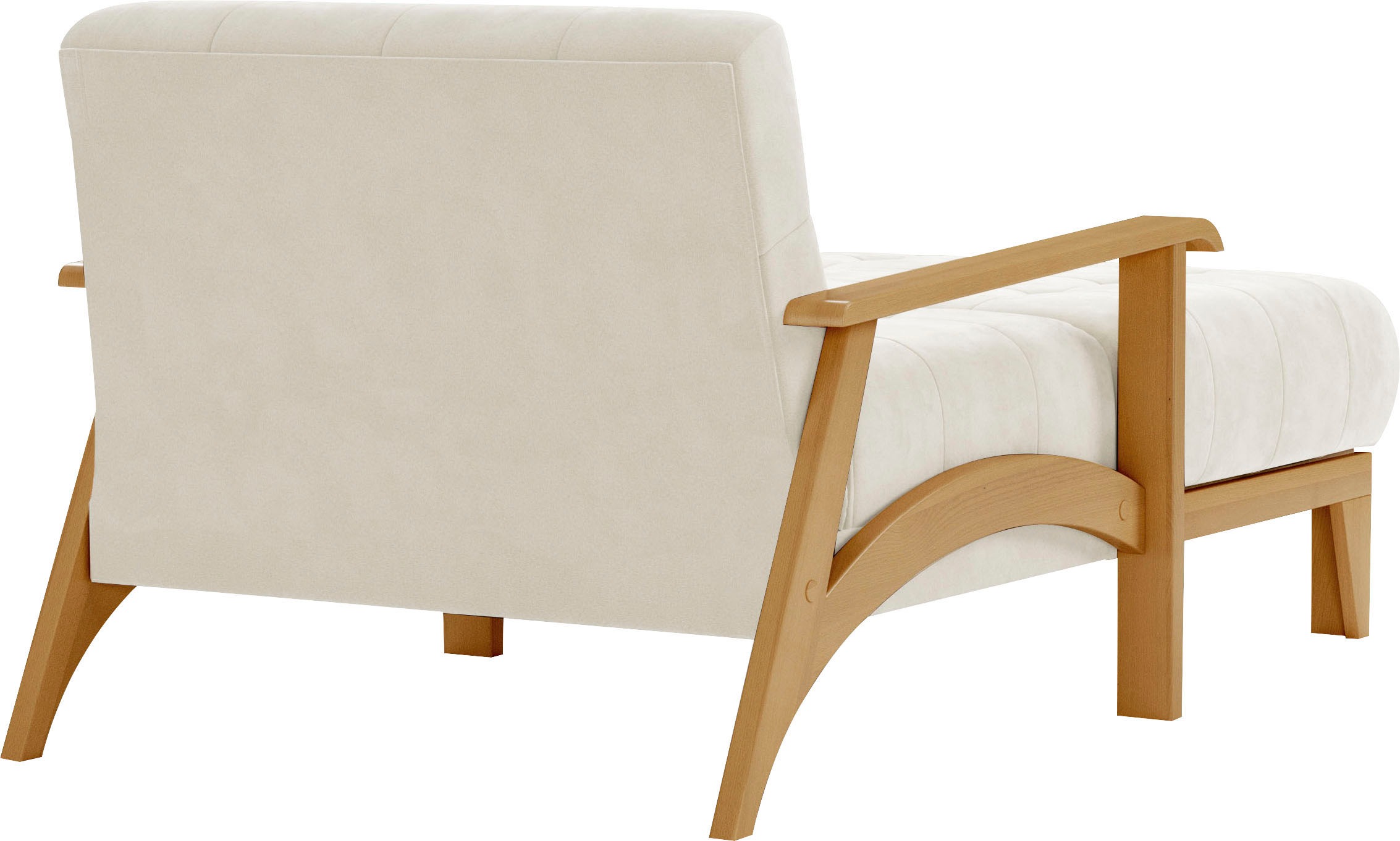 sit&more Recamiere »Billund«, Armlehnen aus eichefarbigem Buchenholz, verschiedene Bezüge und Farben