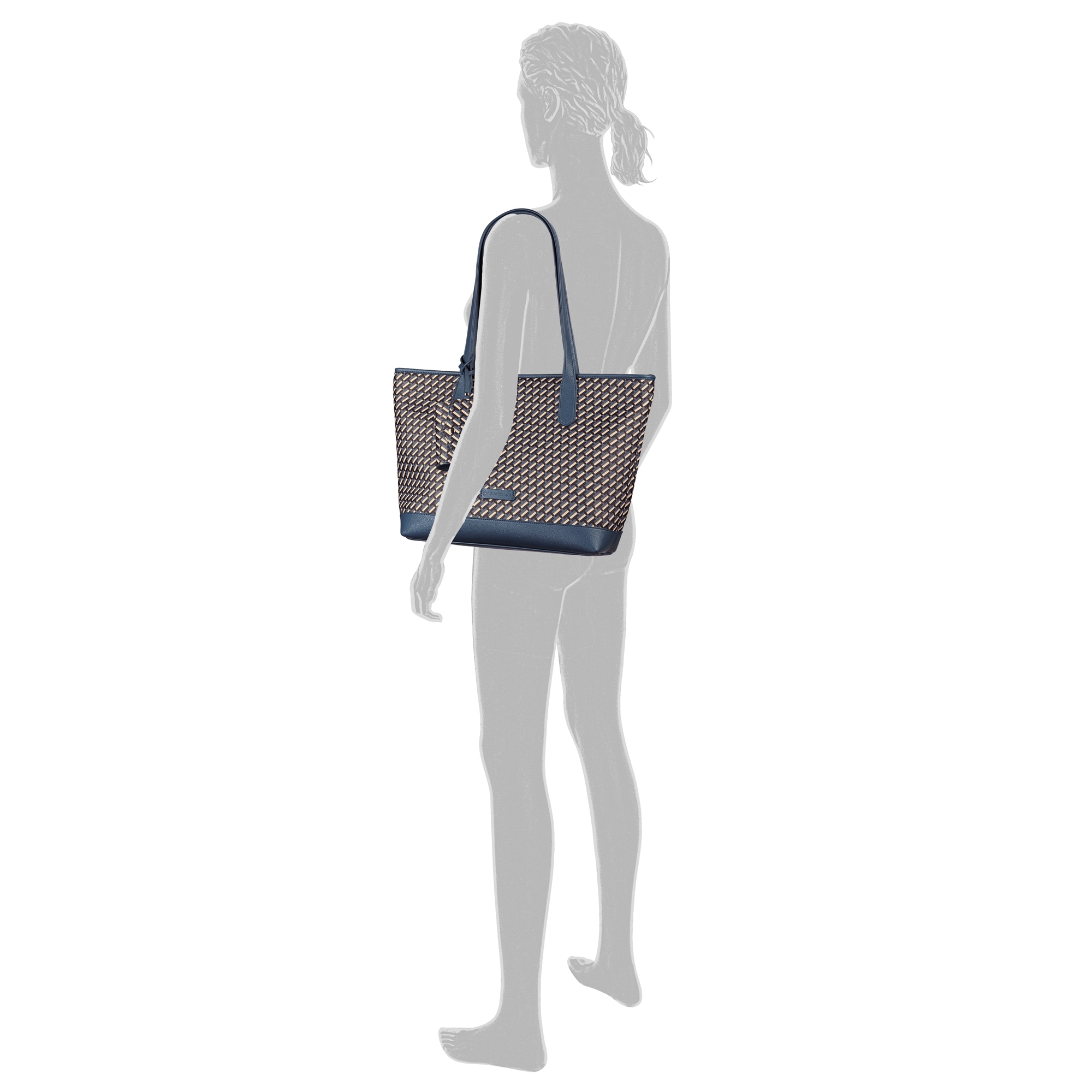 TOM TAILOR Shopper »Xenia«, mit raffiniert geometrischen "T" Print des Logos auf dem Taschenkörper