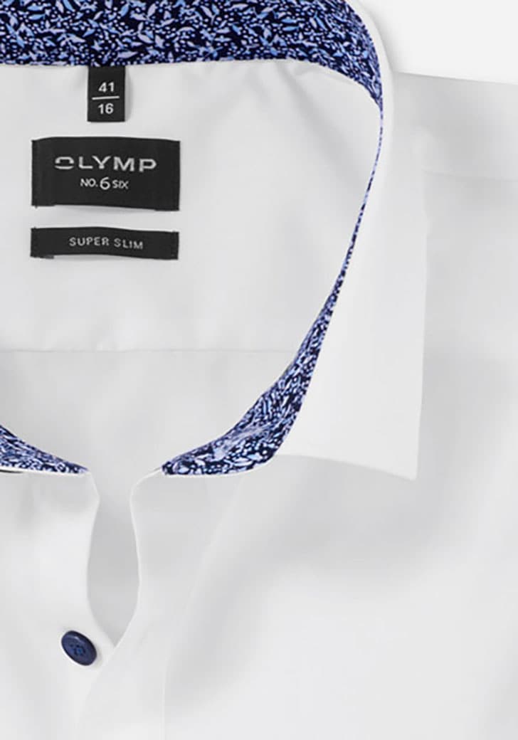 OLYMP Businesshemd »No 6 six«, mit gemustertem Innenkragen und Manschetten