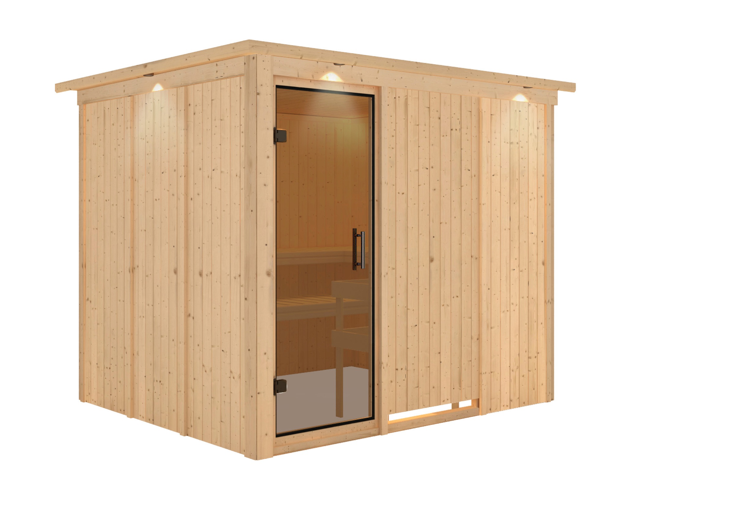 Karibu Sauna »Gitte« Set,  ohne Ofen