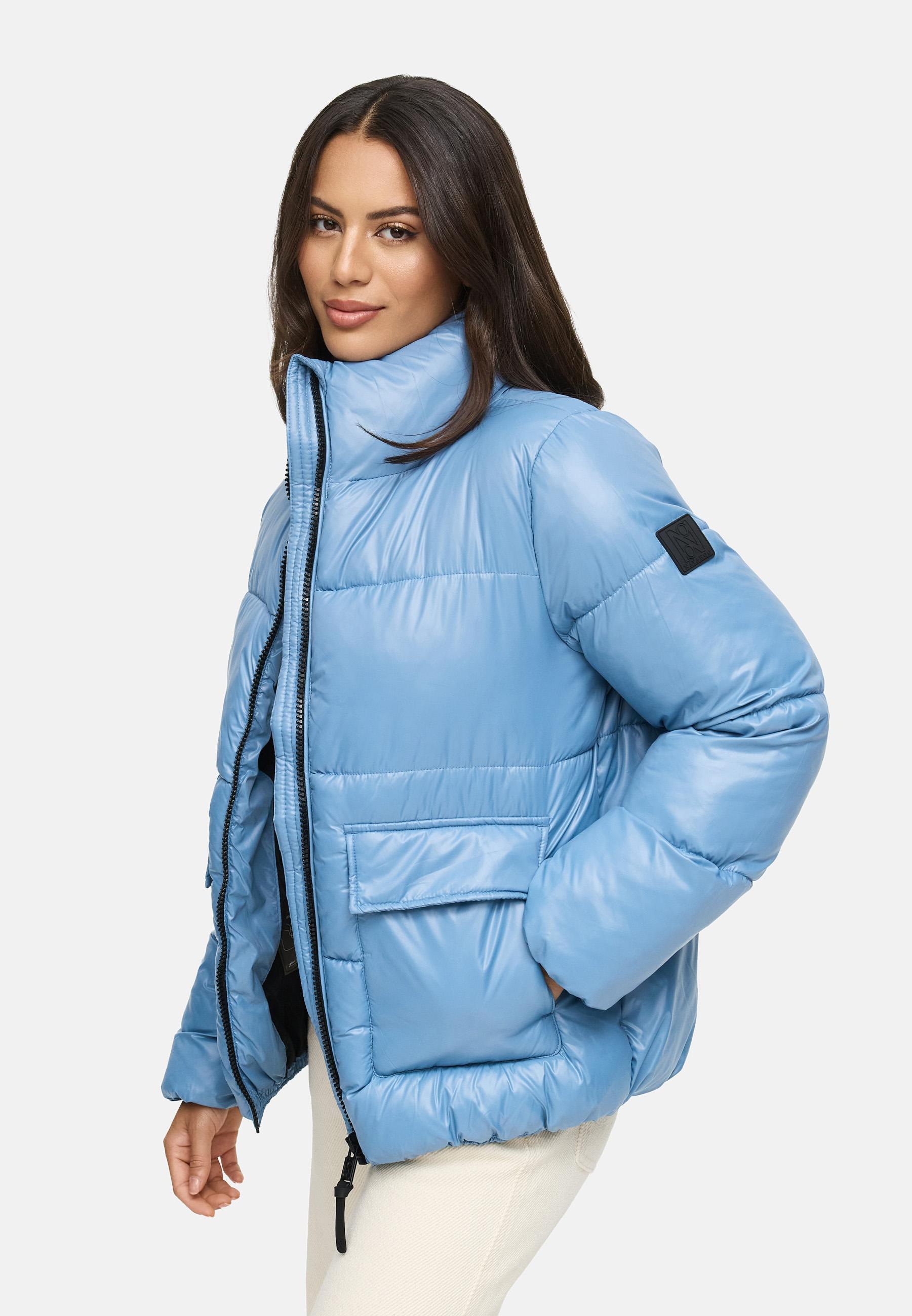 Navahoo Kurzjacke »Eispracht 14«, ohne Kapuze, Kurze gesteppte Damen Winterjacke