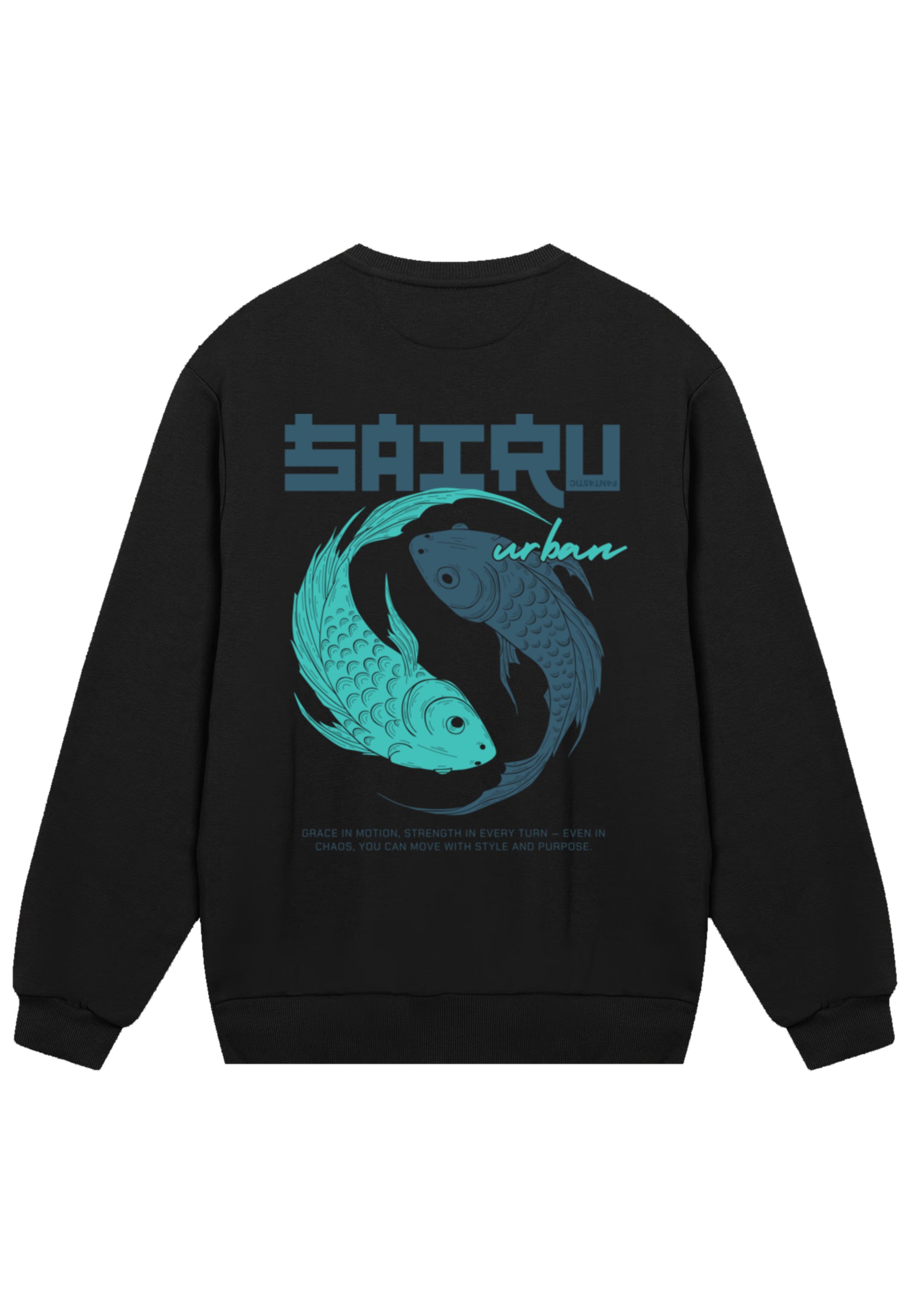 F4NT4STIC Sweatshirt »Koi Fish Japan Streetstyle«, Japan Streetwear Styles
