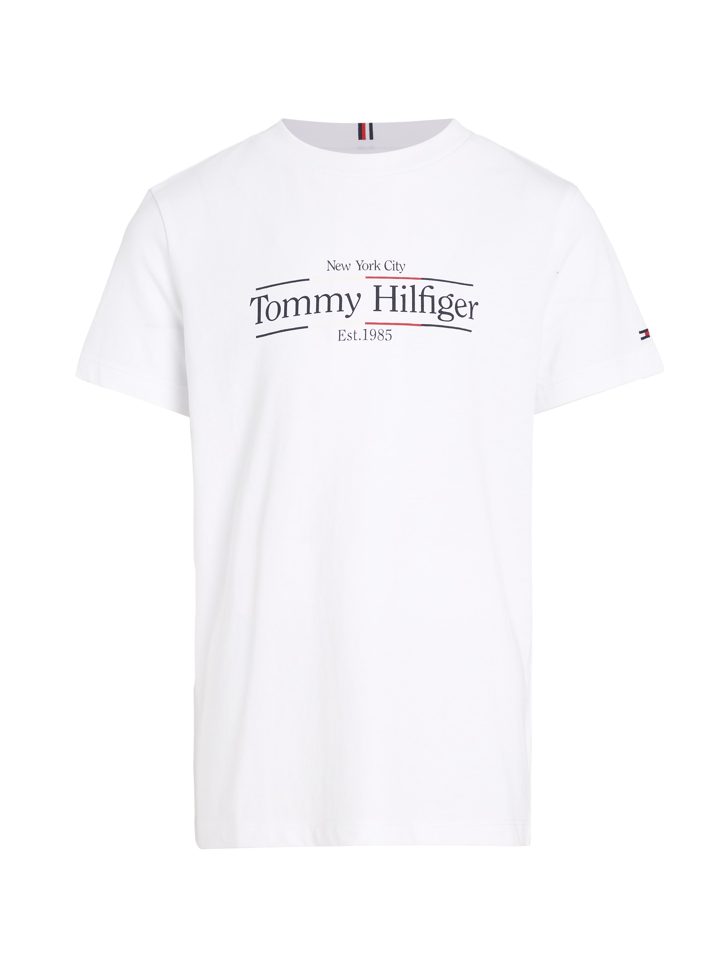 Tommy Hilfiger Kurzarmshirt »ICON PRINT REGULAR TEE SS«, Kinder bis 16 Jahre mit Logoprägung