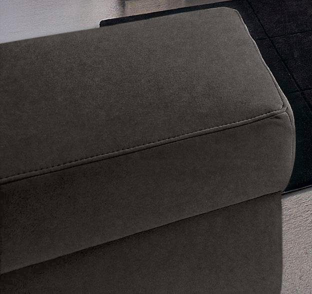 DOMO collection Hocker "Alisson zeitlos und bequem, B/T 59/59cn"