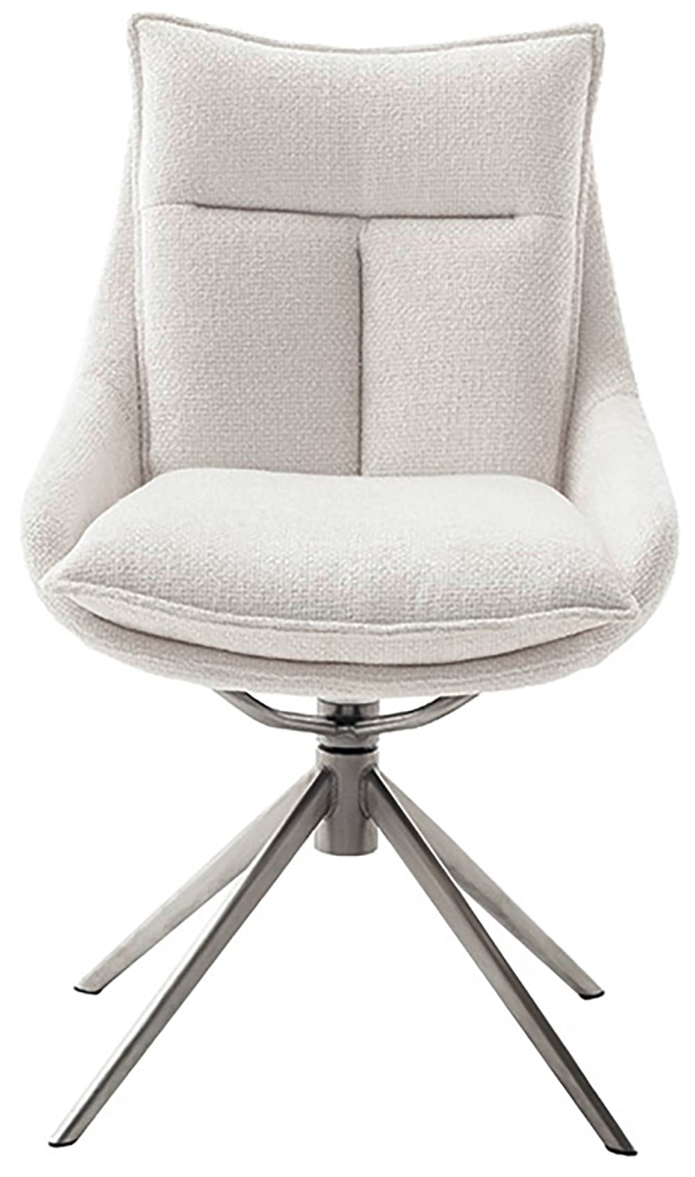MCA furniture Esszimmerstuhl »PARKER«, Strukturstoff, (2er-Set), drehbar 360°, Dreh- & Schwingfunktion, Belastbarkeit 120 kg