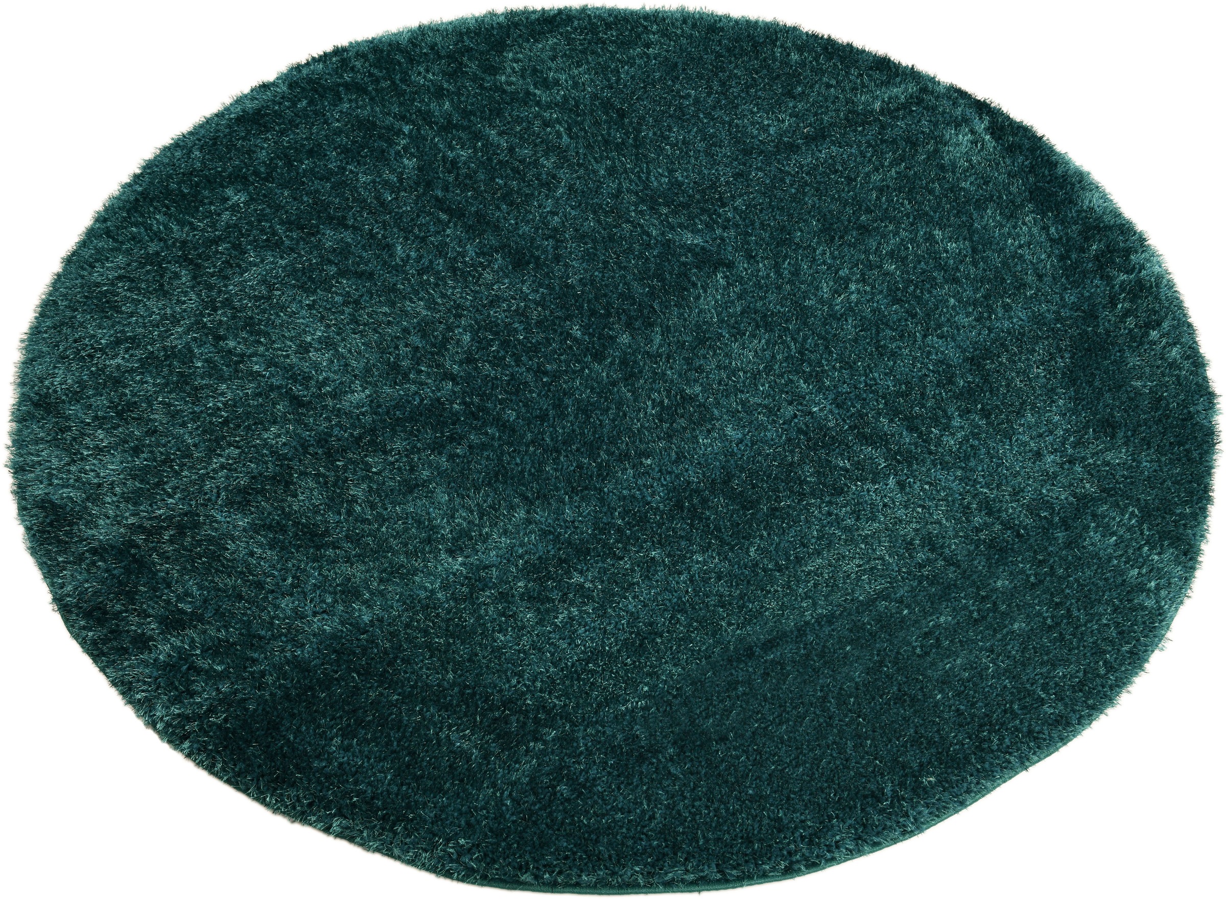 my home Hochflor-Teppich "Malin" rund 43 mm Höhe Uni-Farben, leicht glänzen günstig online kaufen