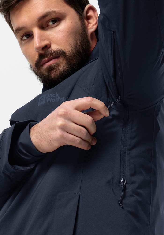 Jack Wolfskin Winterjacke »TROPOSPHERE INS JKT M«, mit Kapuze