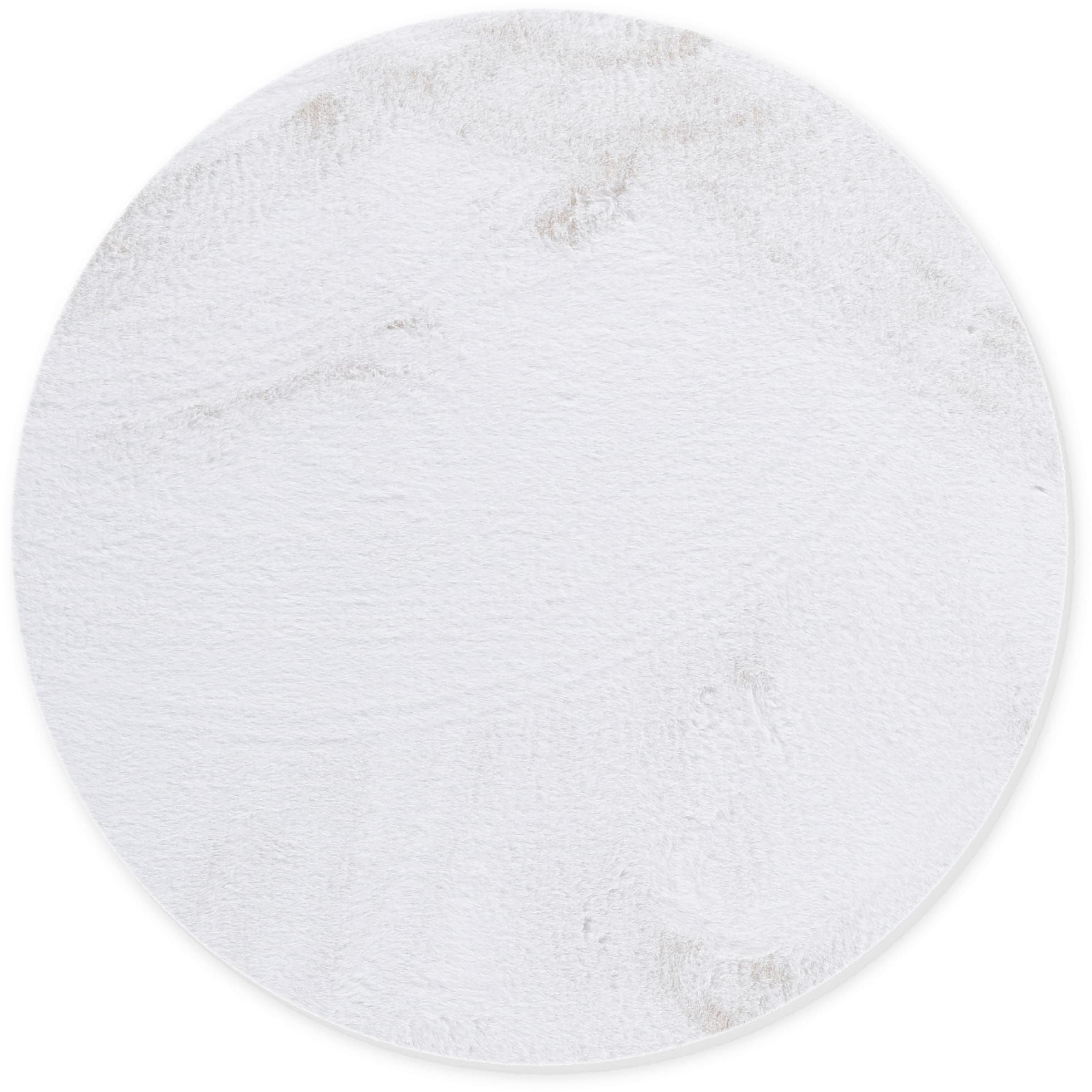 Gino Falcone Fellteppich »Kuschelteppich Chiara«, rund, 30 mm Höhe, Kunstfell, Kaninchenfell-Haptik, besonders weicher Langflor