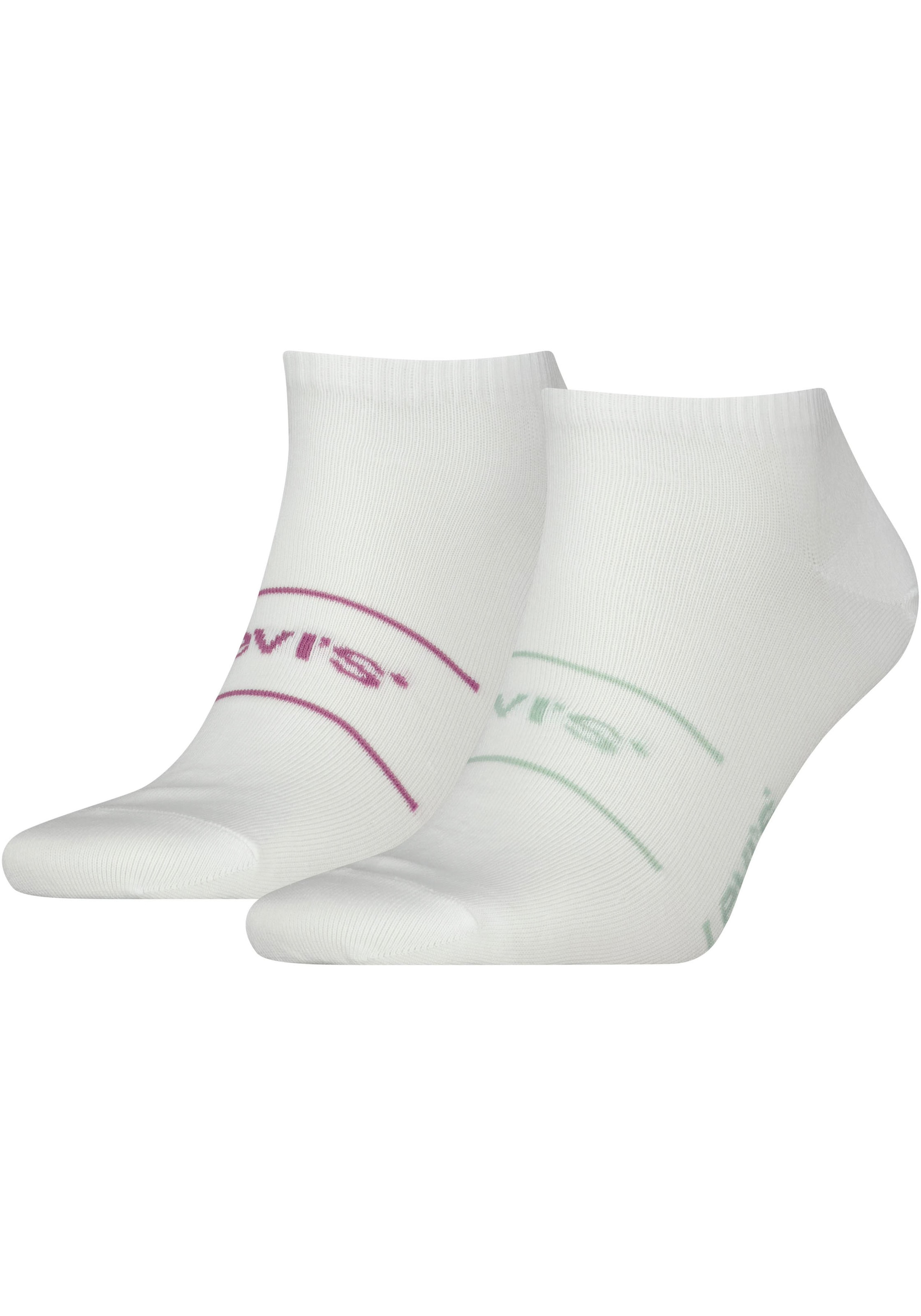 Levi's® Sneakersocken »Unisex LEVIS LOW CUT SPORT 2P«, (Packung, 2 Paar, 2er-Pack), Short-Socks