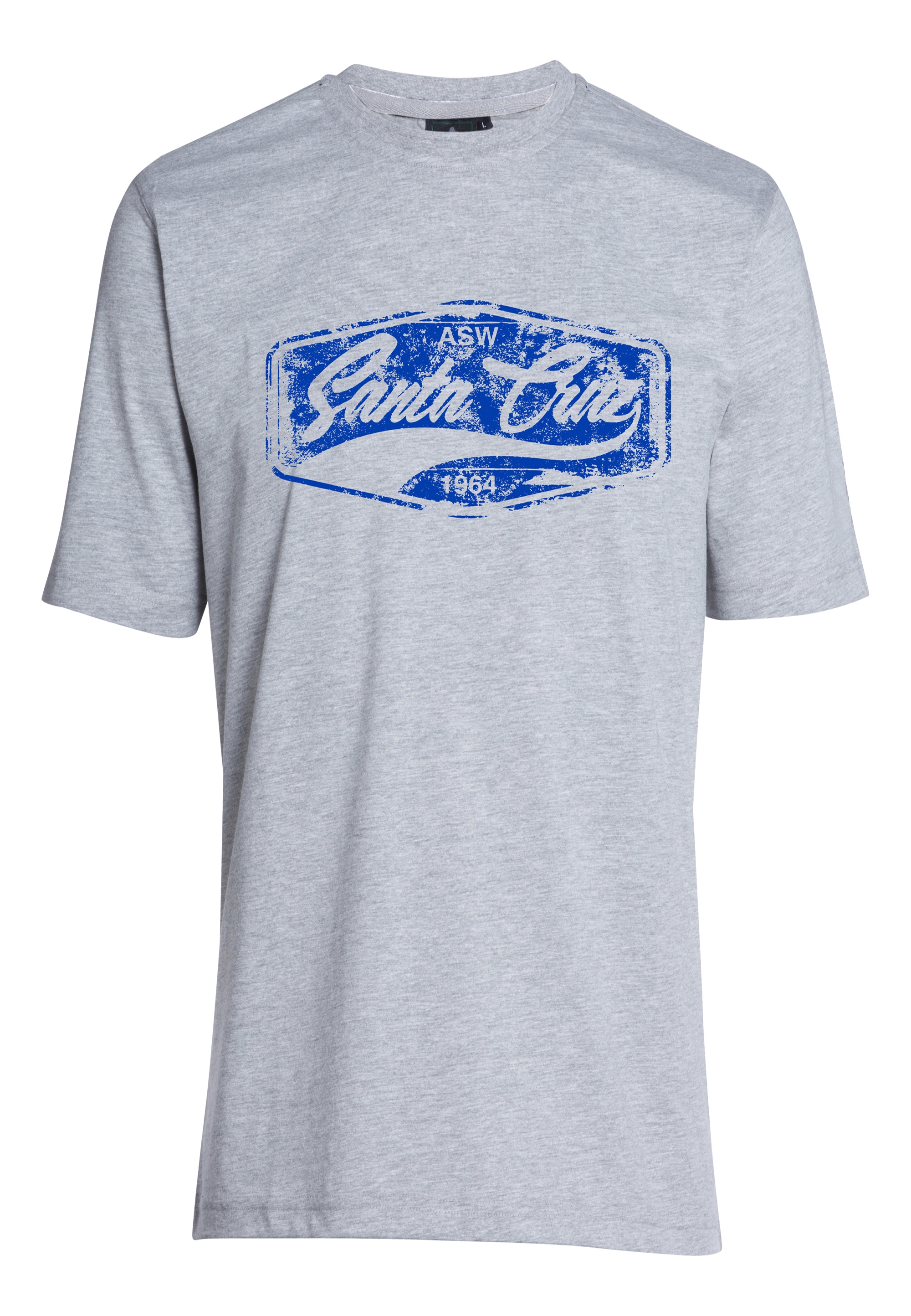 [Herausfordernde Ultra-Low-Preise!] AHORN SPORTSWEAR T-Shirt »SANTA CRUZ_ROYAL BLUE«, ▷ bestellen modischem BAUR Frontprint | mit