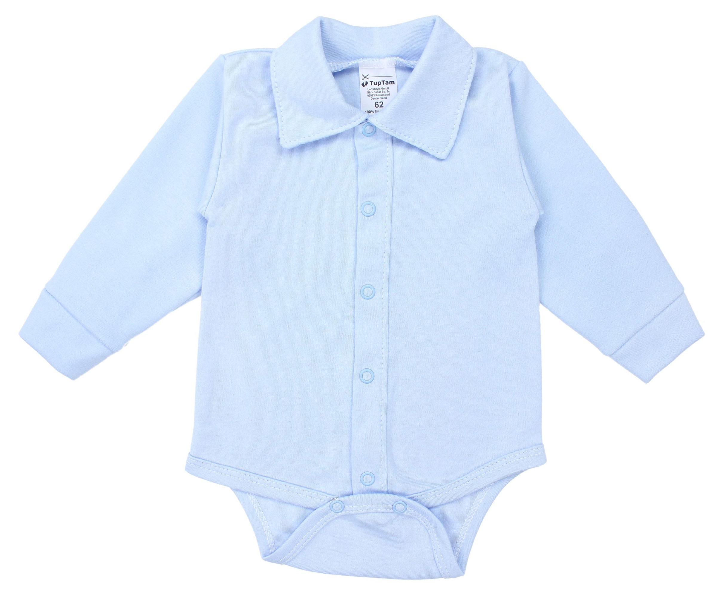 TupTam Body "Body Baby Jungen Langarm Kurzarm Body mit Kragen"