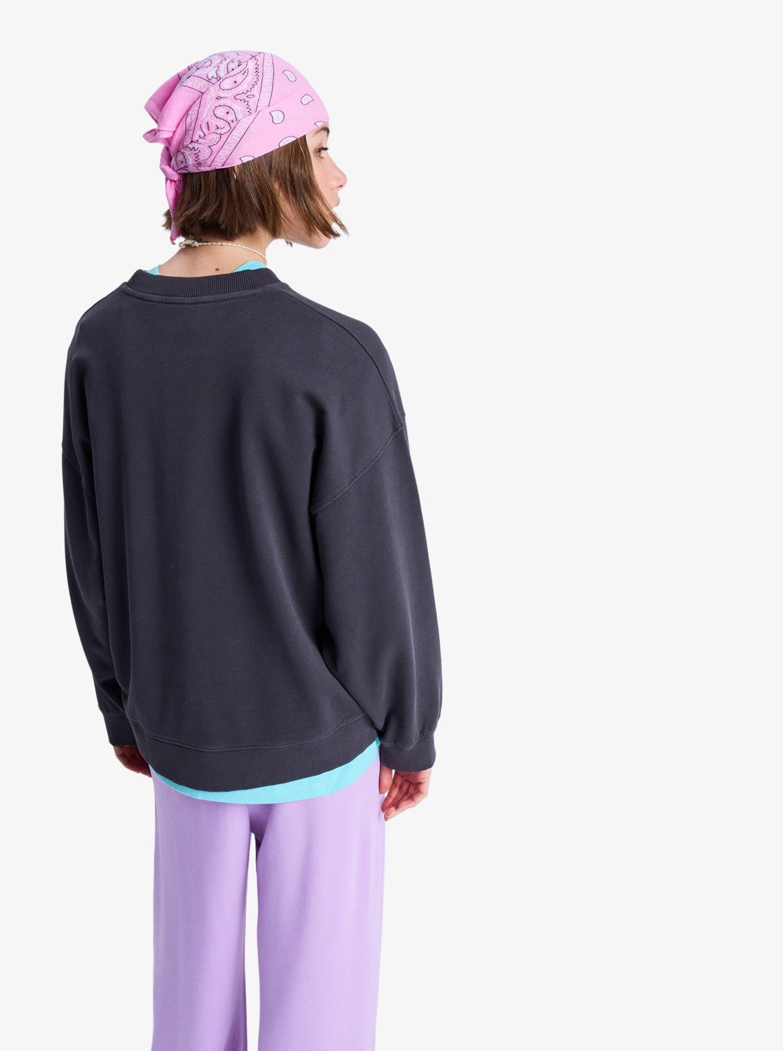 Roxy Sweatshirt »LINEUP TERRY«, mit Rundhalsausschnitt
