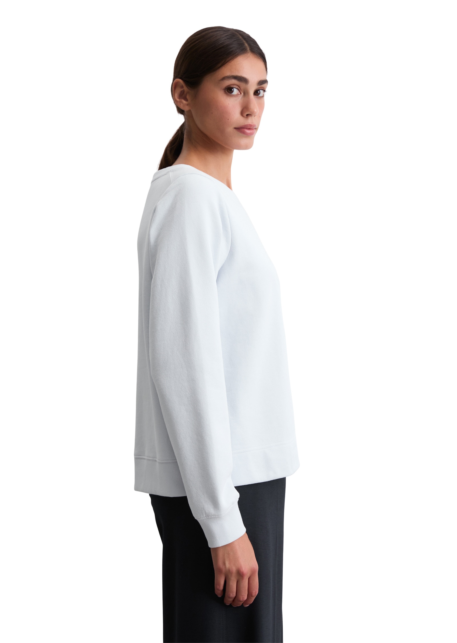 Marc O'Polo Sweatshirt »mit gepeachter Oberfläche«