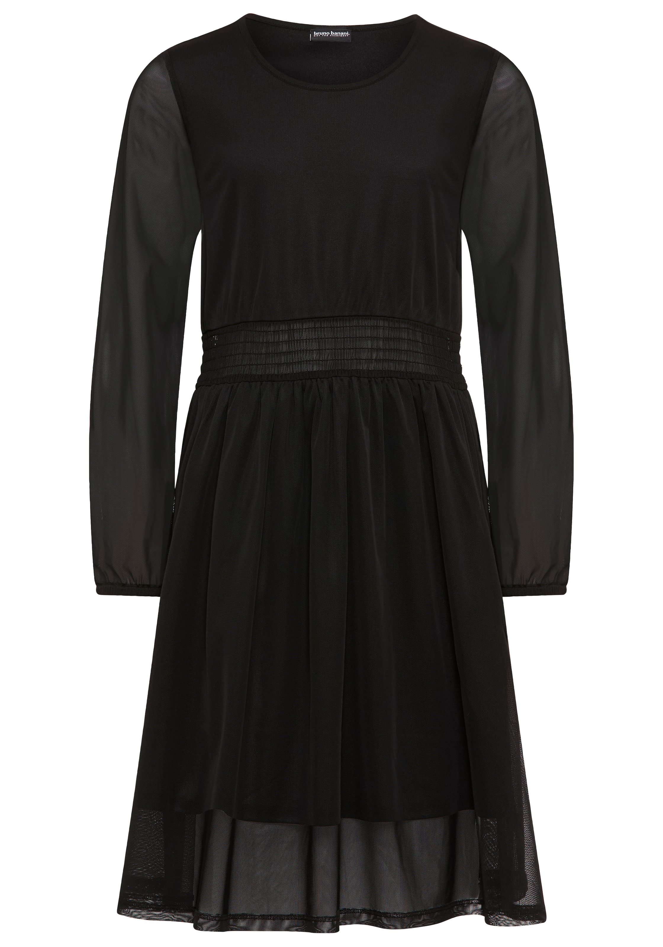 Bruno Banani Jerseykleid »Chiffonkleid«, NEUHEIT: BRUNO BANANI für TEENS! Shirtkleid mit Chiffon
