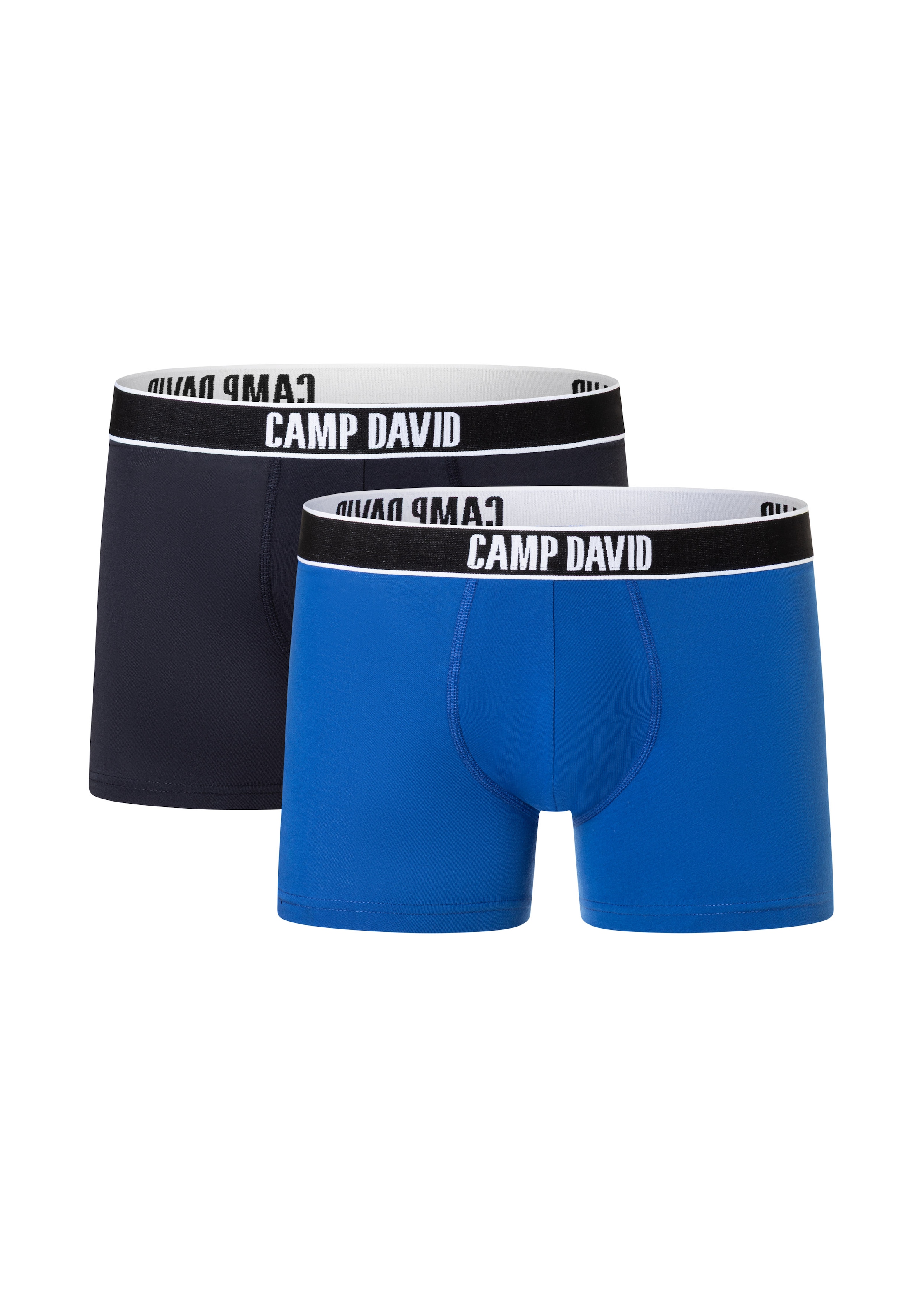 CAMP DAVID Boxershorts »casual« Boxershorts, mit doppellagiger Tasche, aus gekämmter Baumwolle