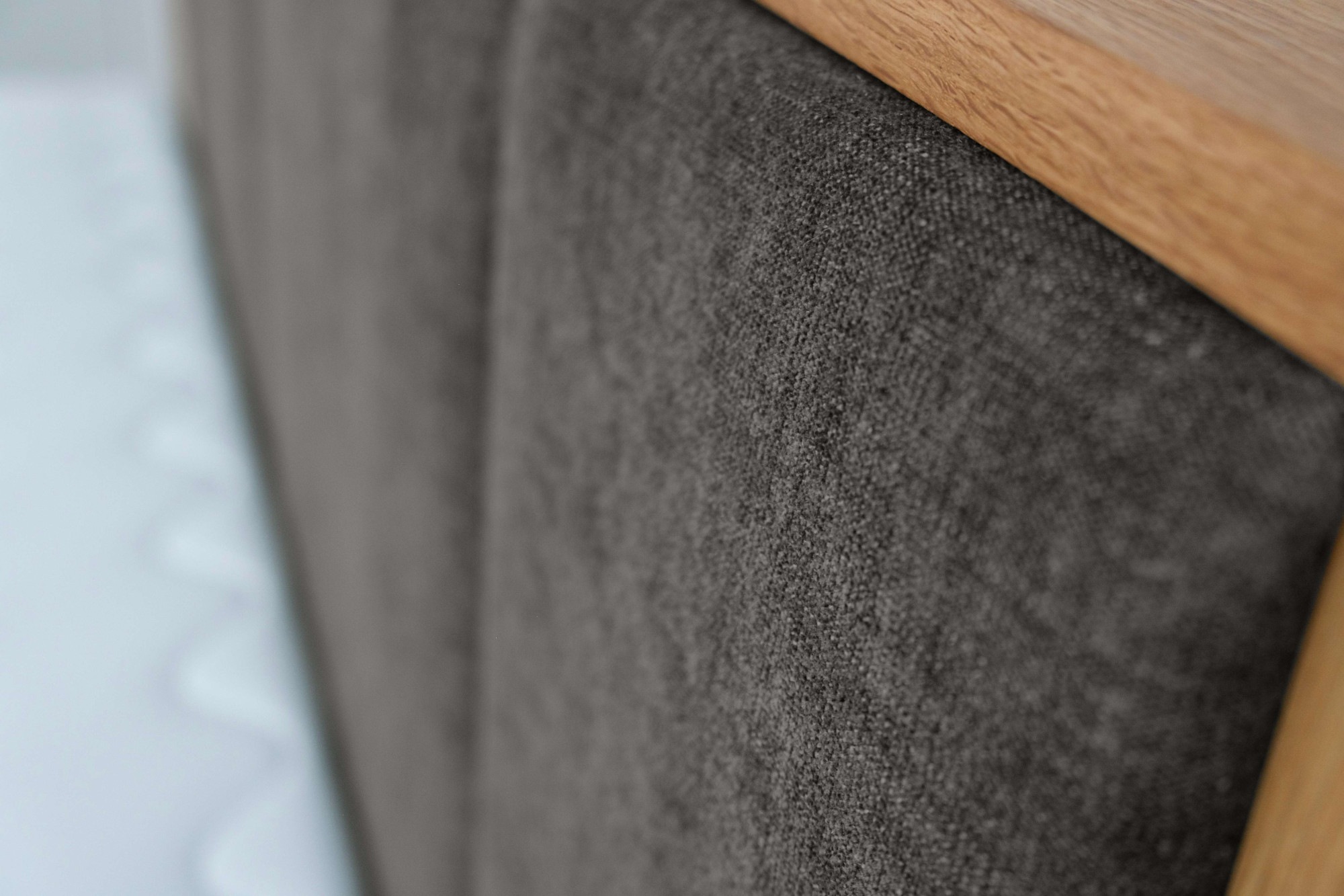 OTTO home Boxbett »Fennor, Doppelbett, Polsterbett, Federkernbett, Komforbett, 160/180 cm« Boxbett: 5-Z-Taschenfederkern im Unterbau, Härtegrad 3, inkl. Topper