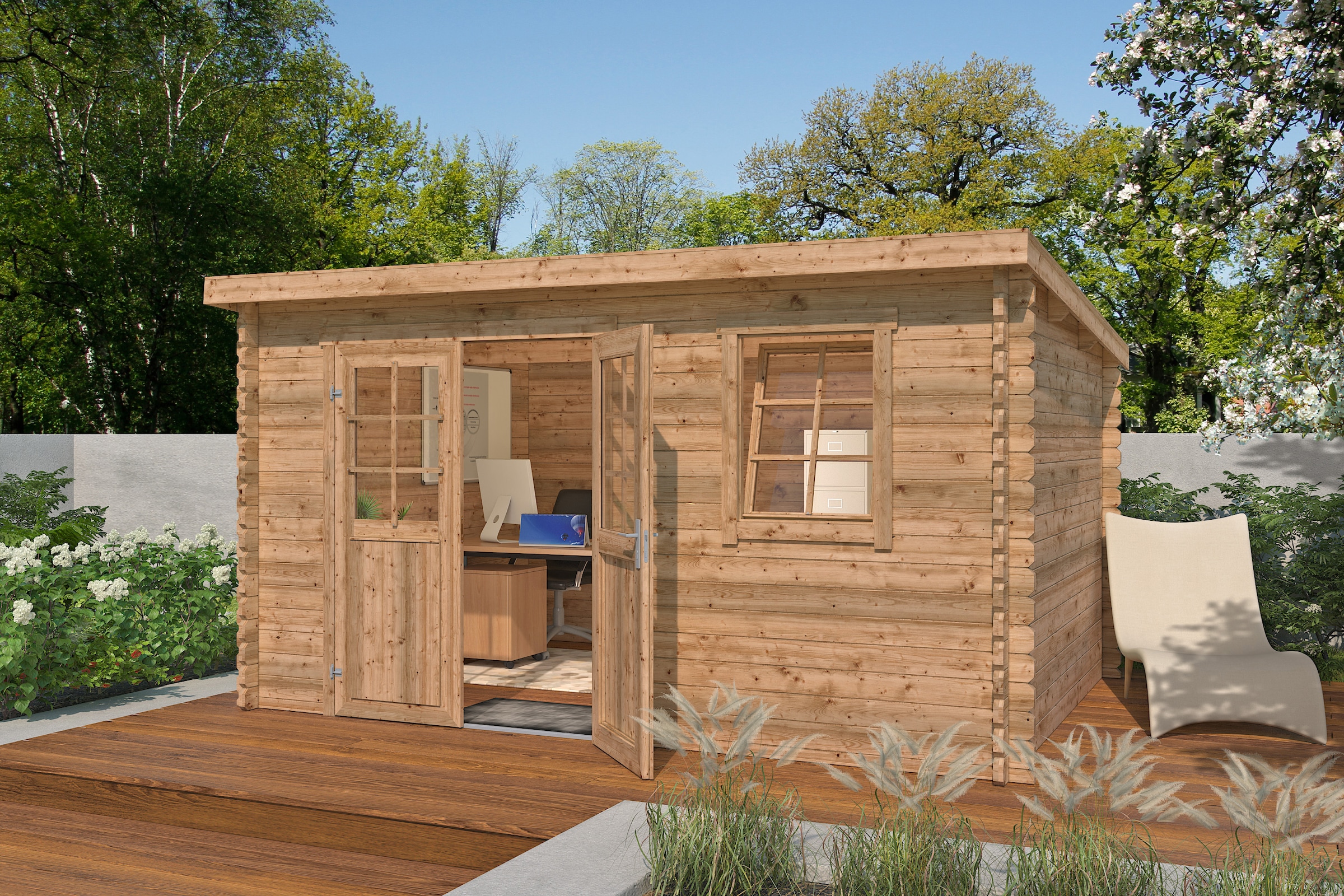 Nordic Holz Gartenhaus "Amira 230" günstig online kaufen