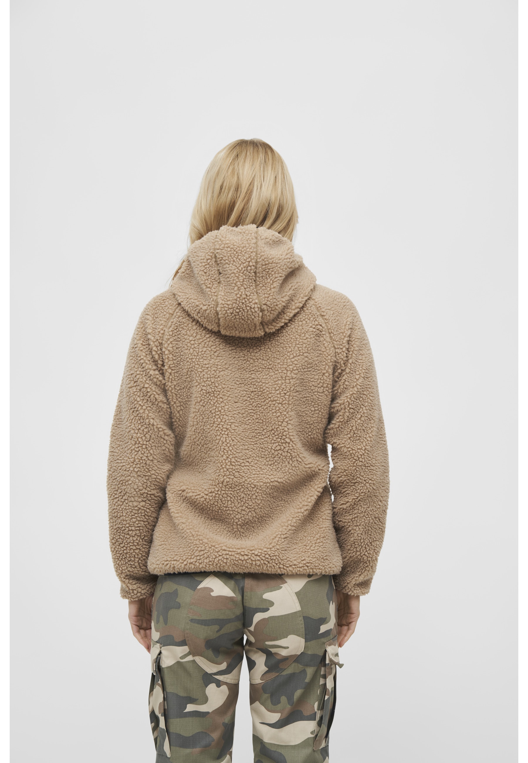 Brandit Allwetterjacke »Brandit Damen Ladies Teddyfleecejacket« 1 Stk. tlg. mit Kapuze