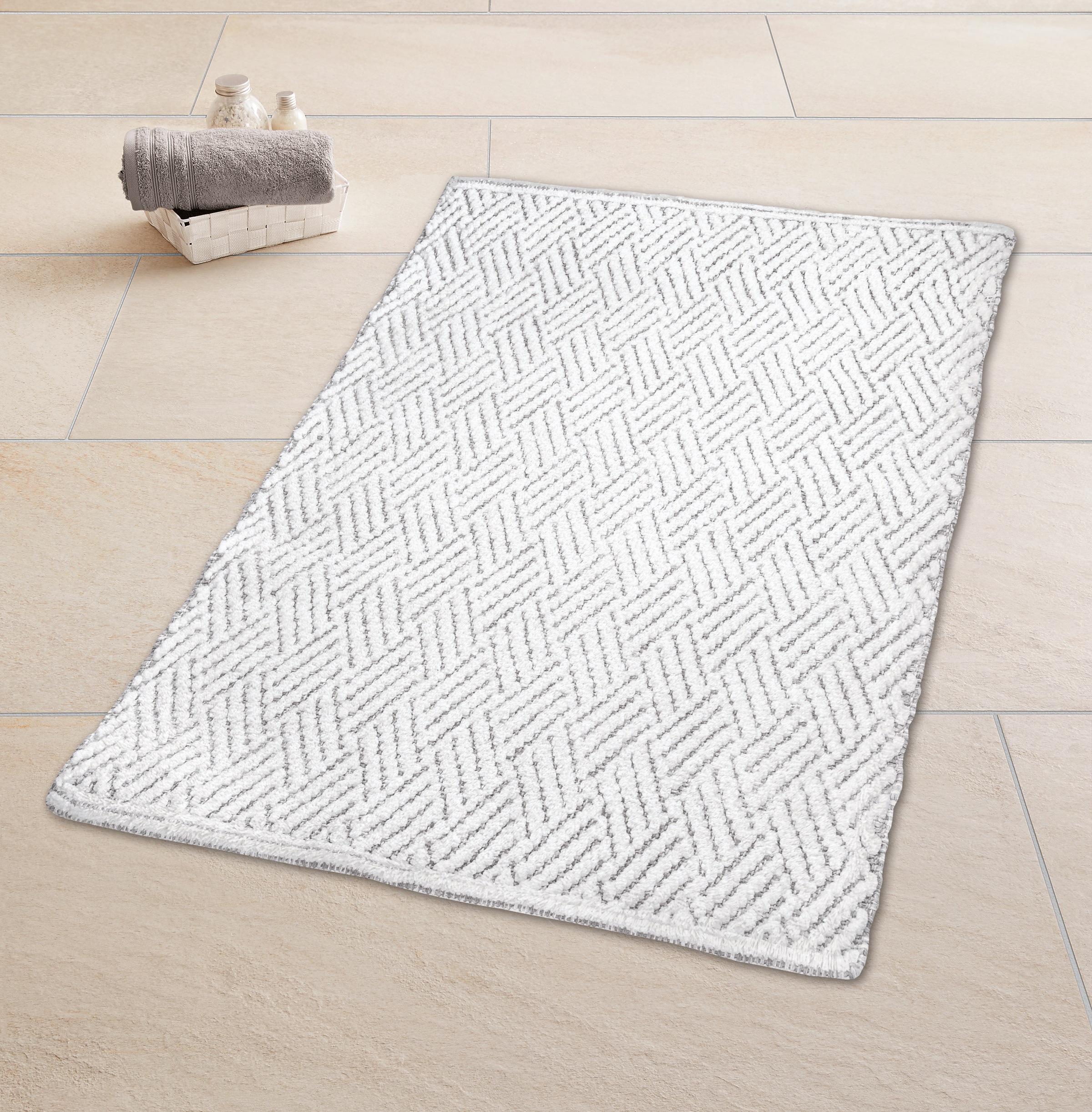 Kleine Wolke Badematte "Switch" Höhe 5 mm beidseitig nutzbar  fußbodenheizu günstig online kaufen