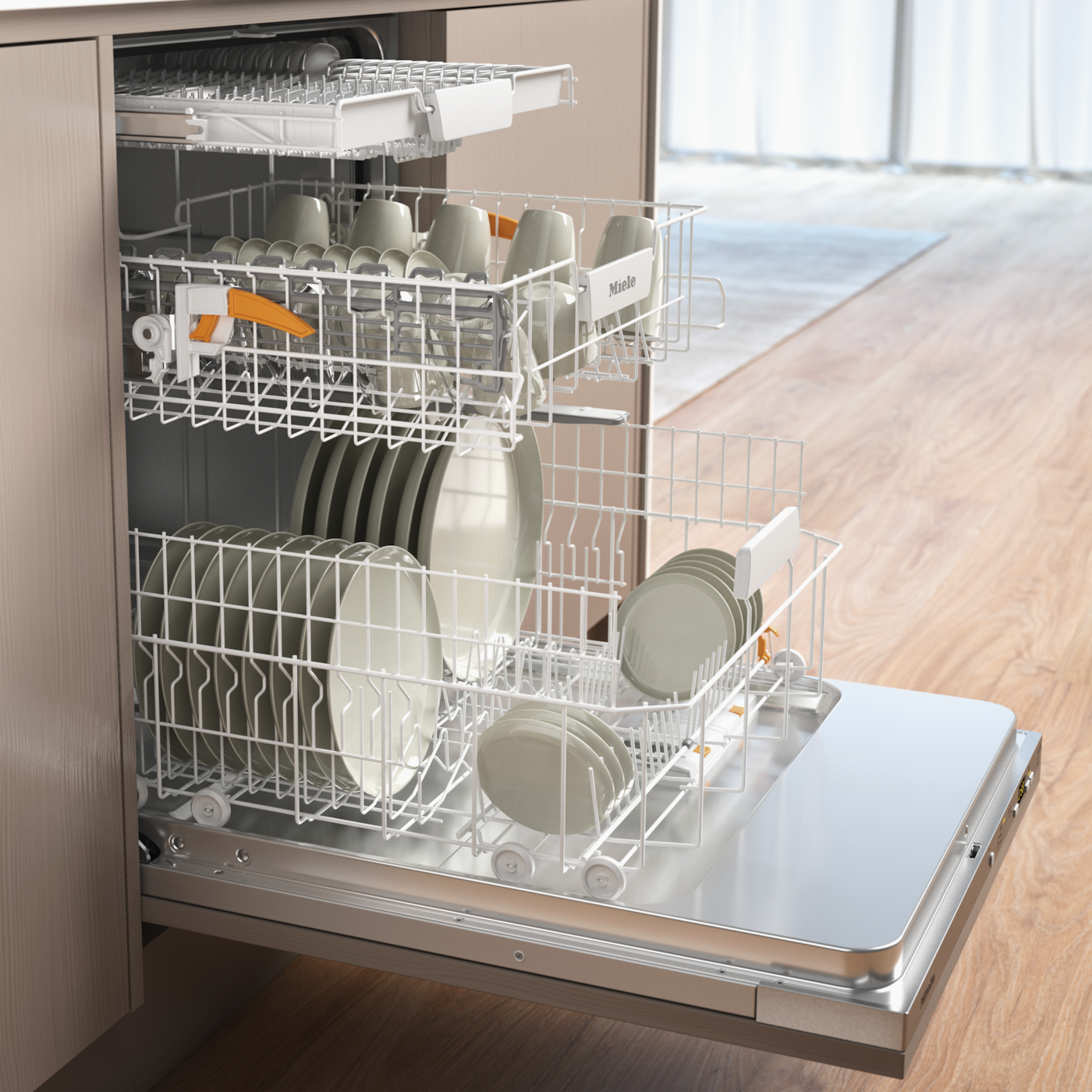 Miele vollintegrierbarer Geschirrspüler XXL "G 5656 SCVi XXL Active" 14 Maß günstig online kaufen