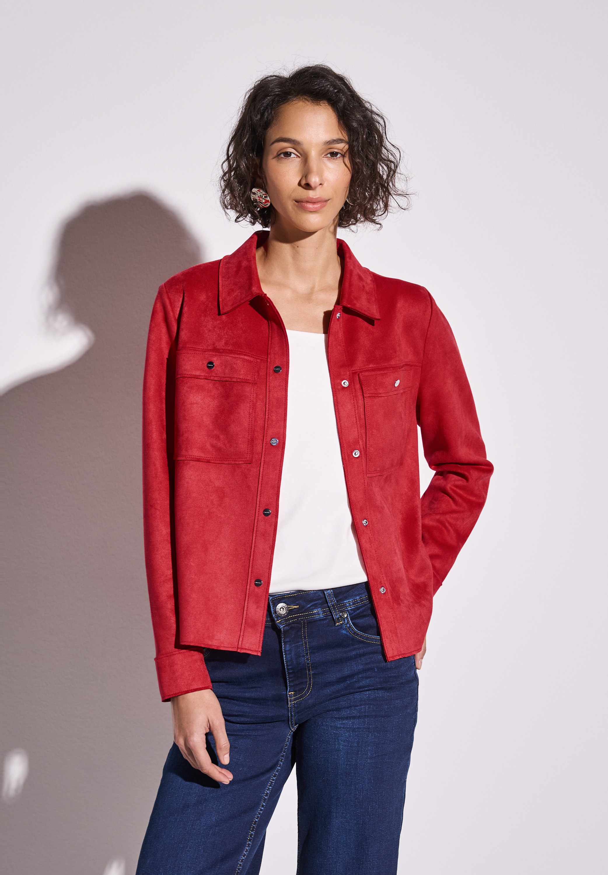 STREET ONE Kurzjacke, ohne Kapuze, mit Knopfleiste günstig online kaufen
