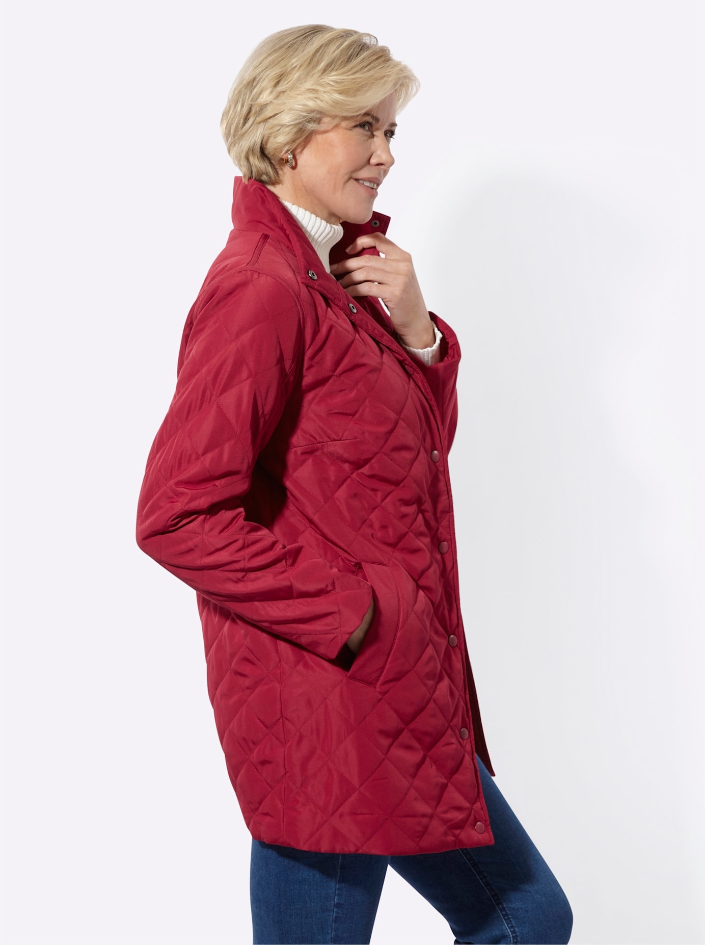 Classic Basics Steppjacke mit Kapuze