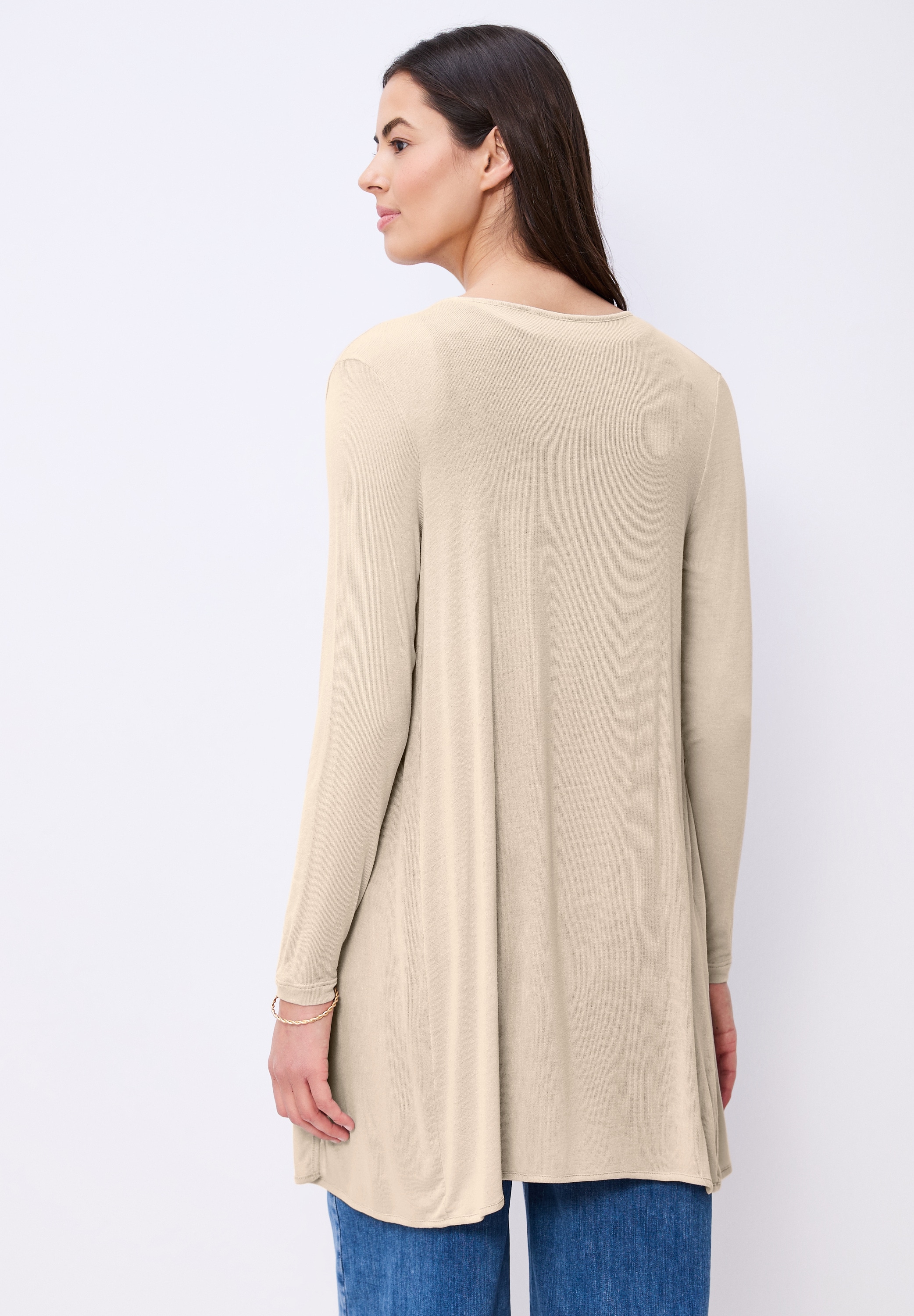 STREET ONE Longstrickjacke aus softer Viskose