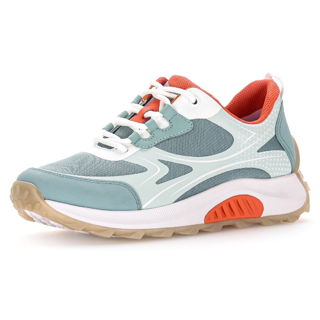 Gabor Rollingsoft Keilsneaker mit farbigen Besätzen Gabor Rollingsoft Keilsneaker mit farbigen Besätzen