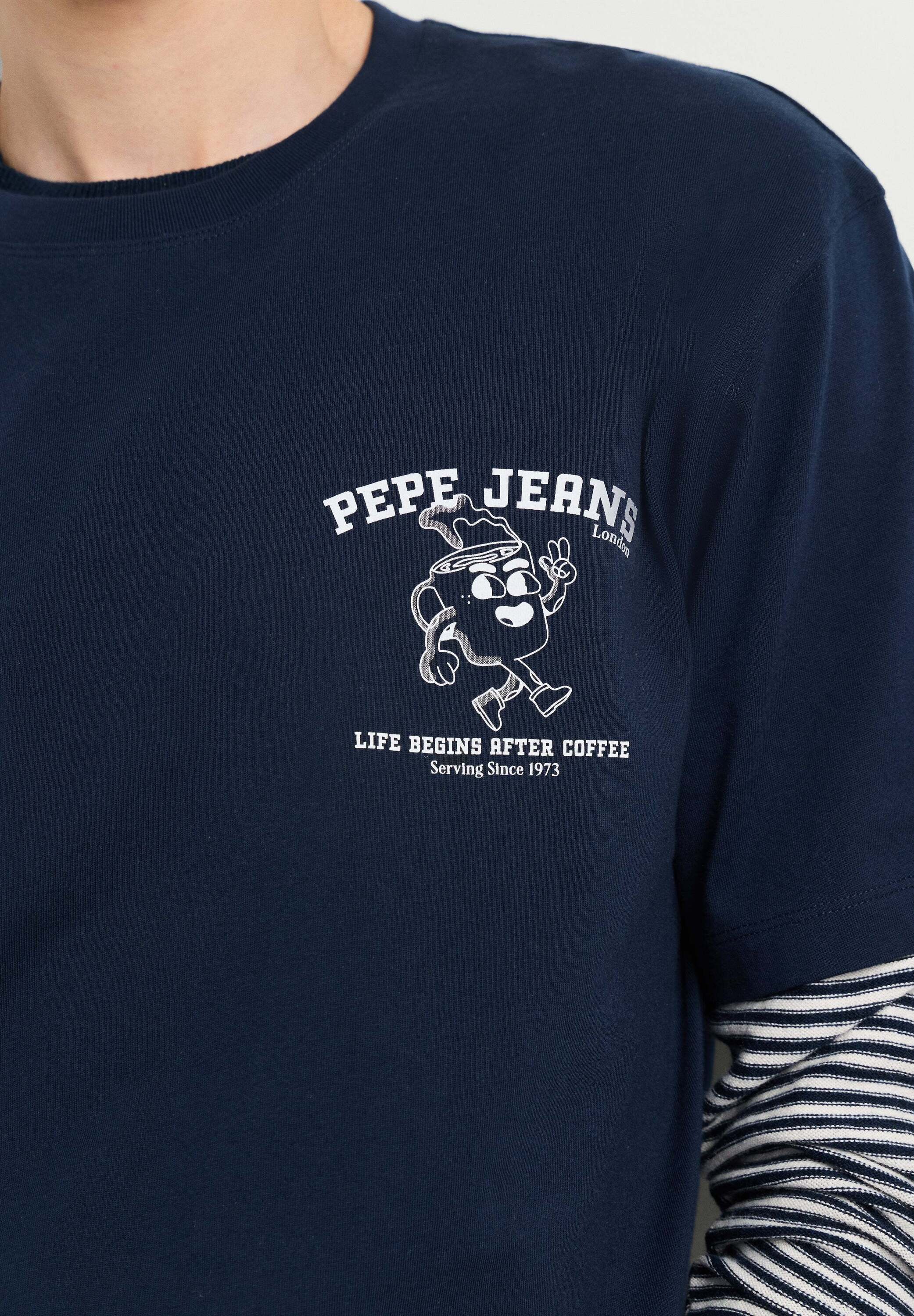Pepe Jeans Print-Shirt »print t-shirt COFFEET TEE«