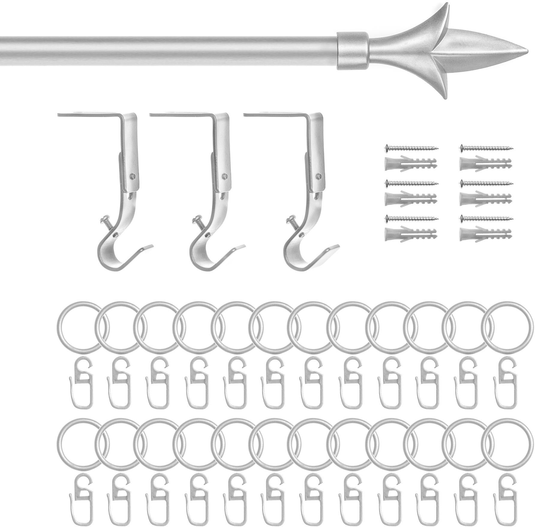 Thumbnail - LICHTBLICK ORIGINAL Gardinenstange "Lilie" Ø 16 mm 1 läufig-läufig Fixmaß