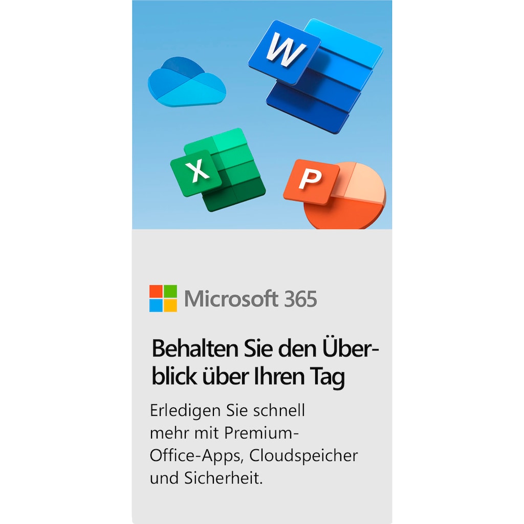 Microsoft Officeprogramm »original Microsoft 365 Family für bis zu 6 Personen«, Premium-Office-Apps, 6 TB OneDrive Cloudspeicher, Product Key in Box