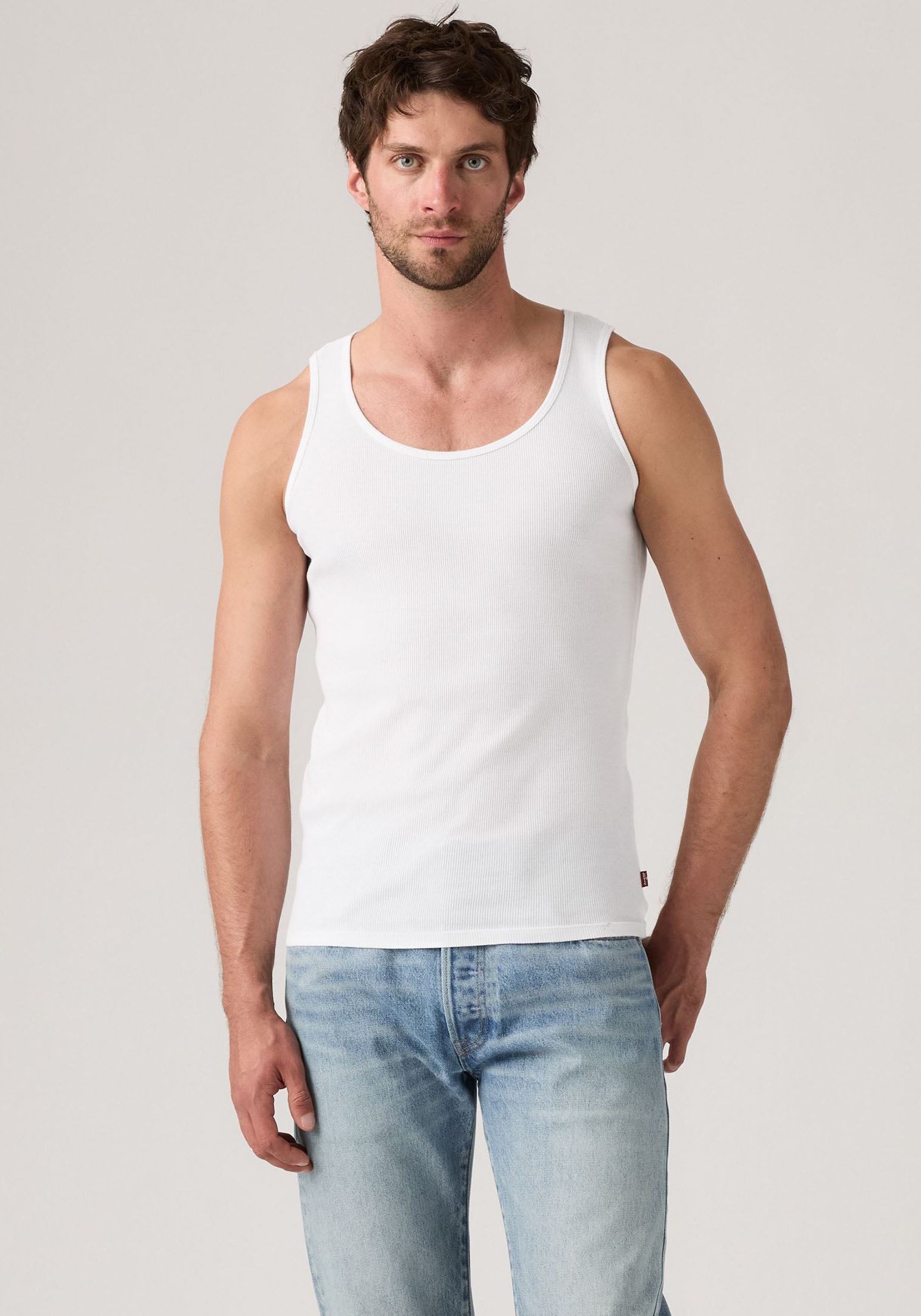 Levis Ripptanktop "Pride Rib Tank - 2 Pack", 2 Stk. in Schwarz und Weiß günstig online kaufen