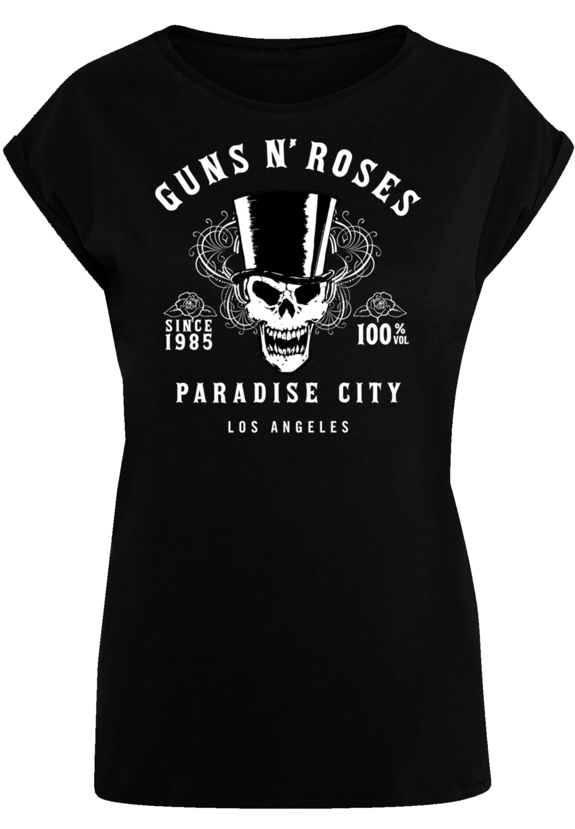 F4NT4STIC T-Shirt »Guns 'n' Roses Whiskey Label Rock Band«, Premium Qualität