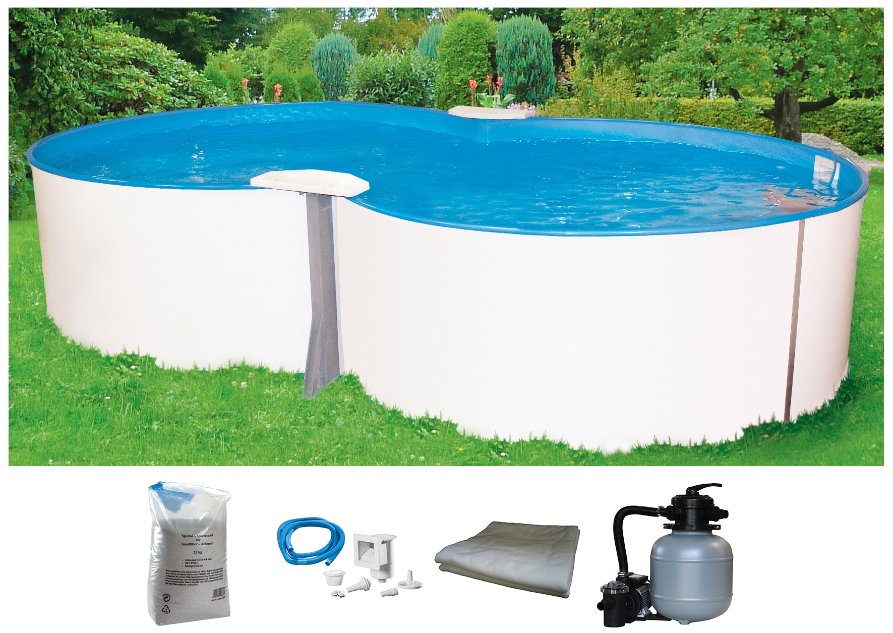 my POOL BWT Achtformpool "PREMIUM" Tiefe 1,35 m, in versch. Größen erhältli günstig online kaufen