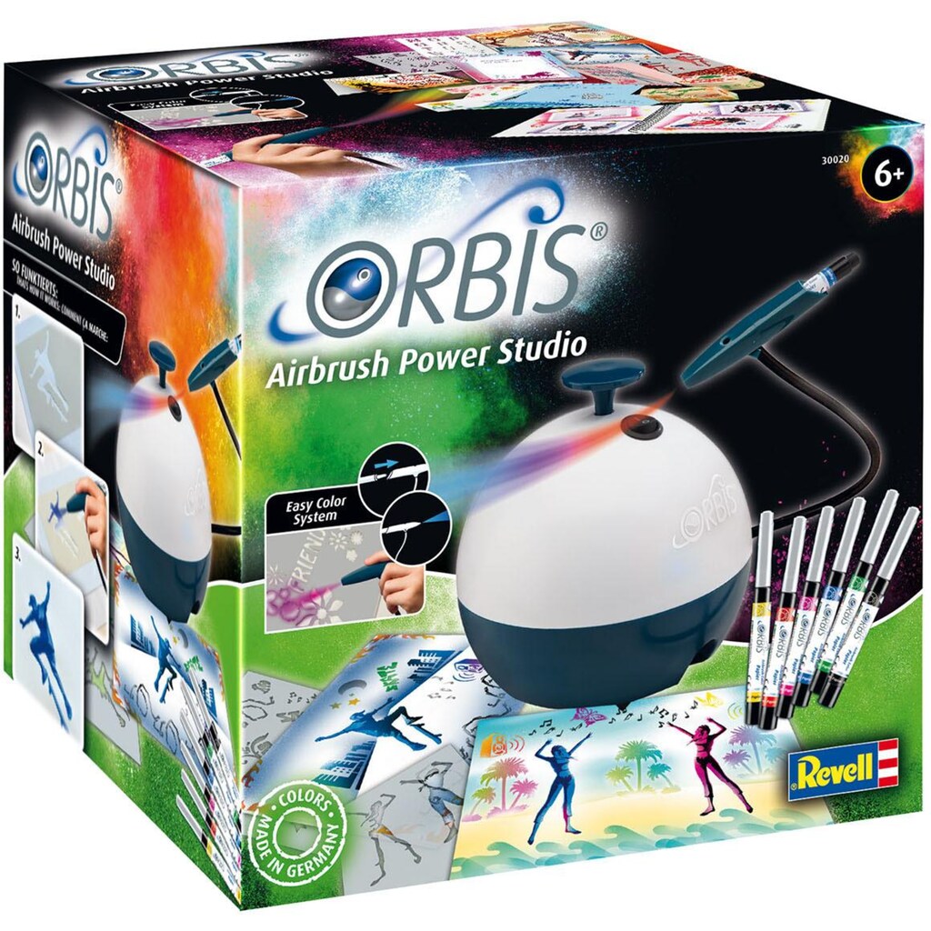 Kreativset »Orbis«, (Set), Zum Sprayen auf Papier