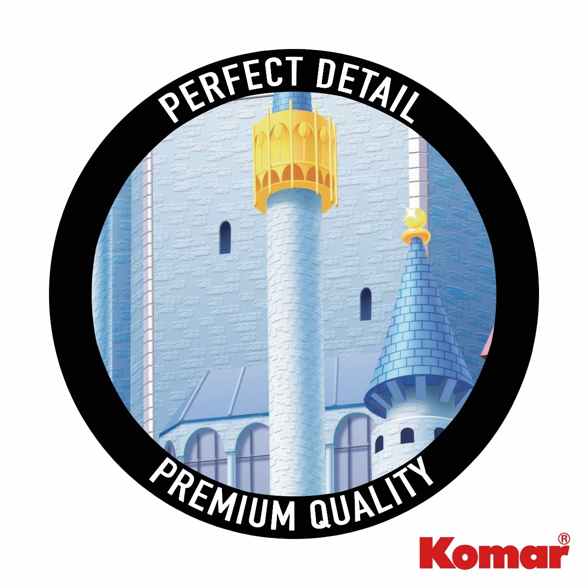 Komar Kindertapete »Disney Princess Cinderella Castle«, bedruckt